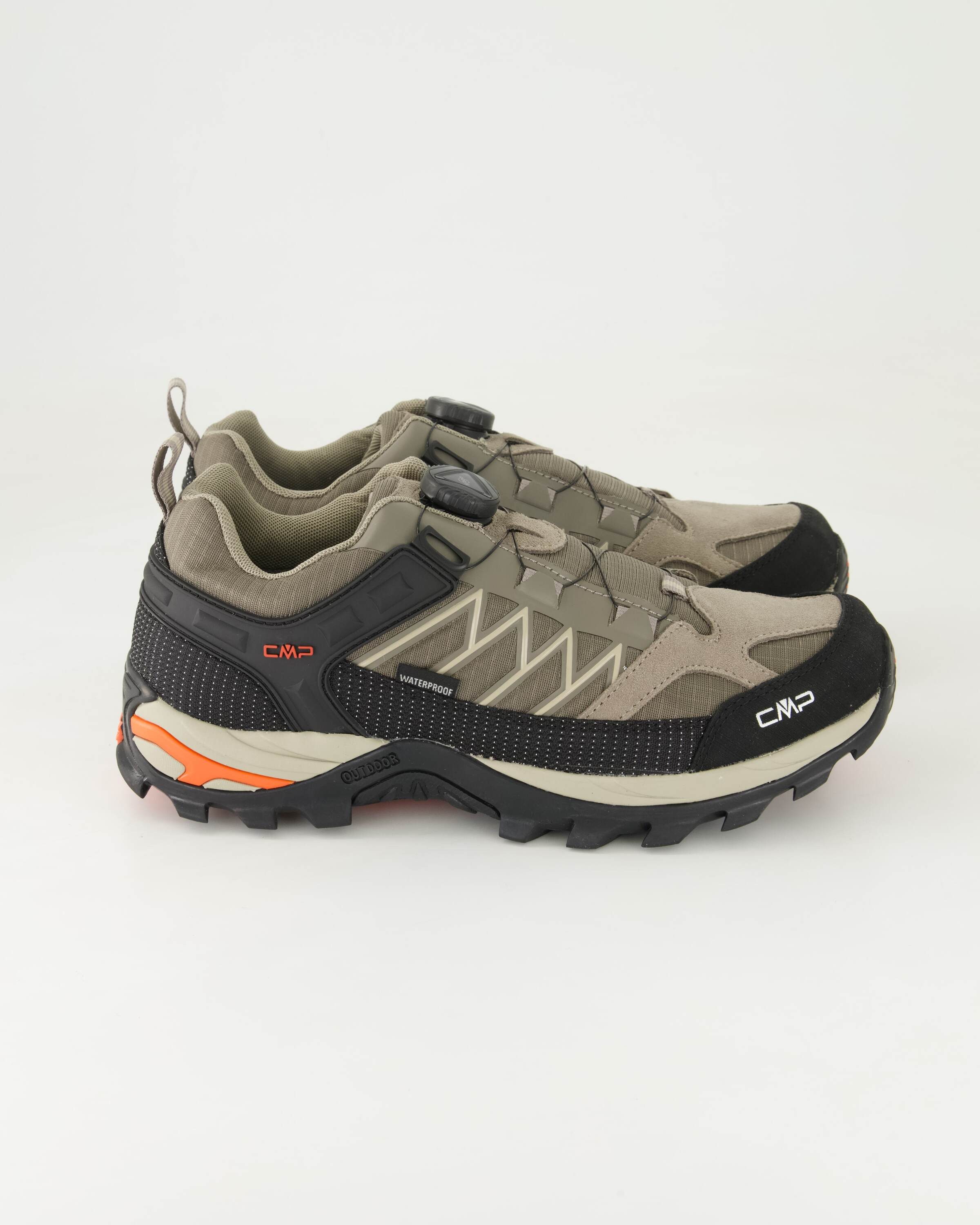 CMP Rigel Low WP Wanderschuh Obermaterial: Leder und Textil