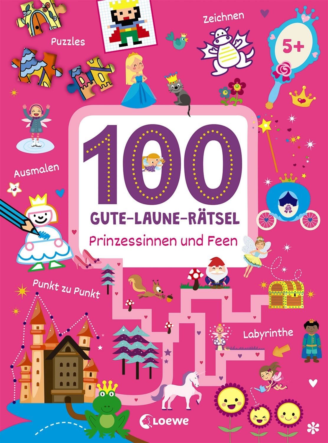 100 Gute-Laune-Rätsel - Prinzessinnen und Feen / diverse