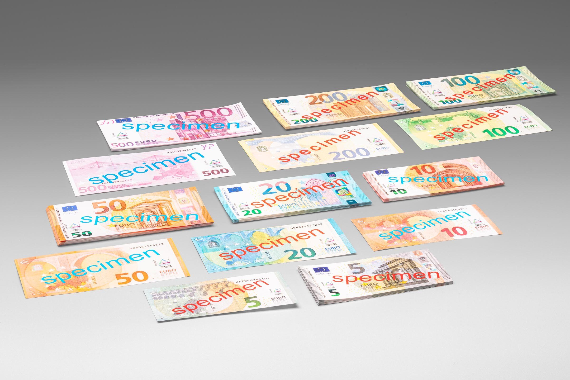 Wissner® aktiv lernen Lernspielzeug Spielgeld Scheine kleiner Satz (40 Scheine), RE-Plastic®