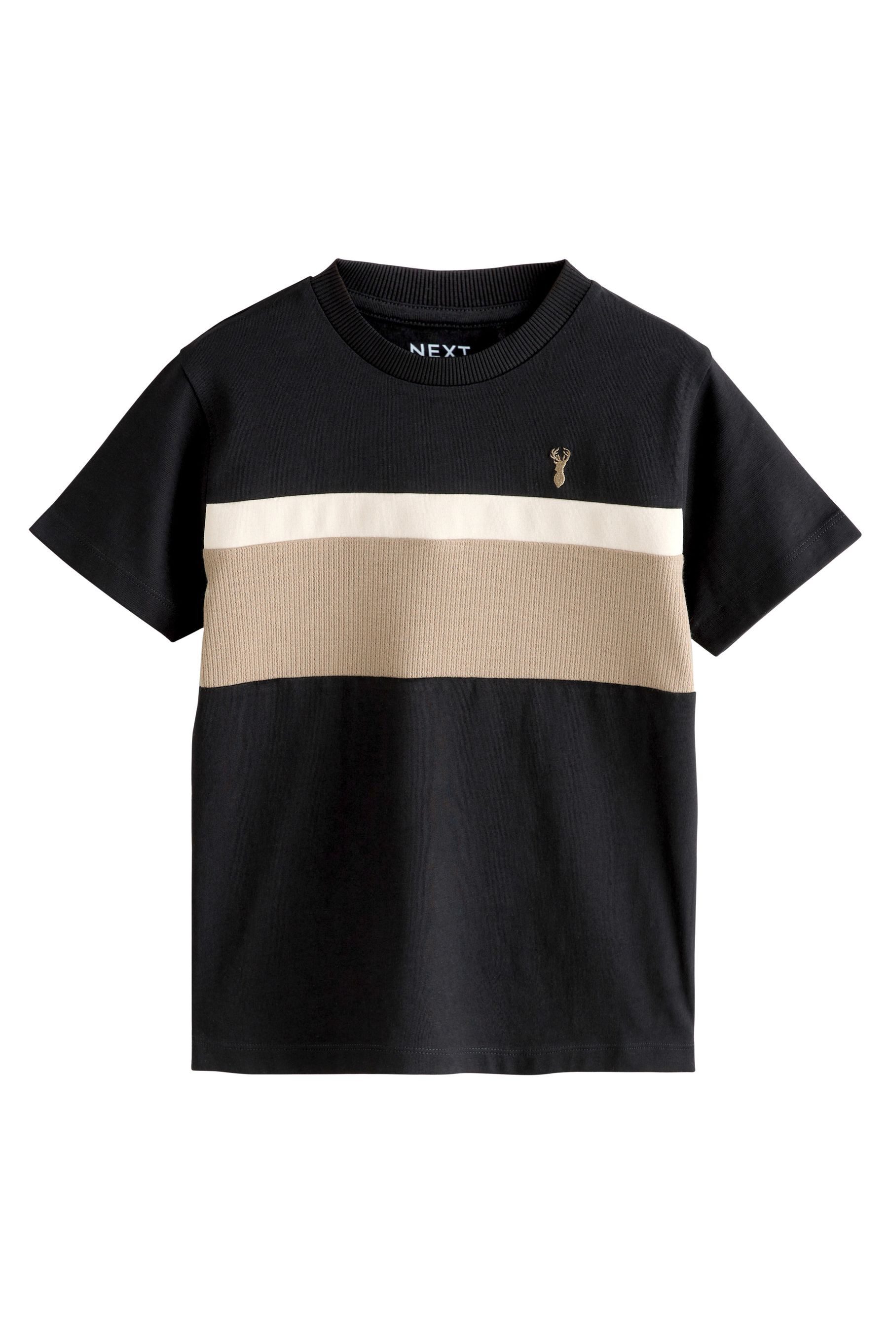 T-Shirt T-Shirt in Blockfarben