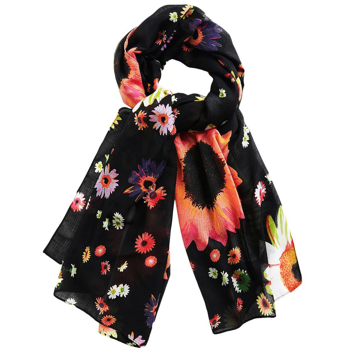 Desigual Halstuch Damen Halstuch Tuch Schal Scarf Daisy Pop 22WAWA17 günstig online kaufen