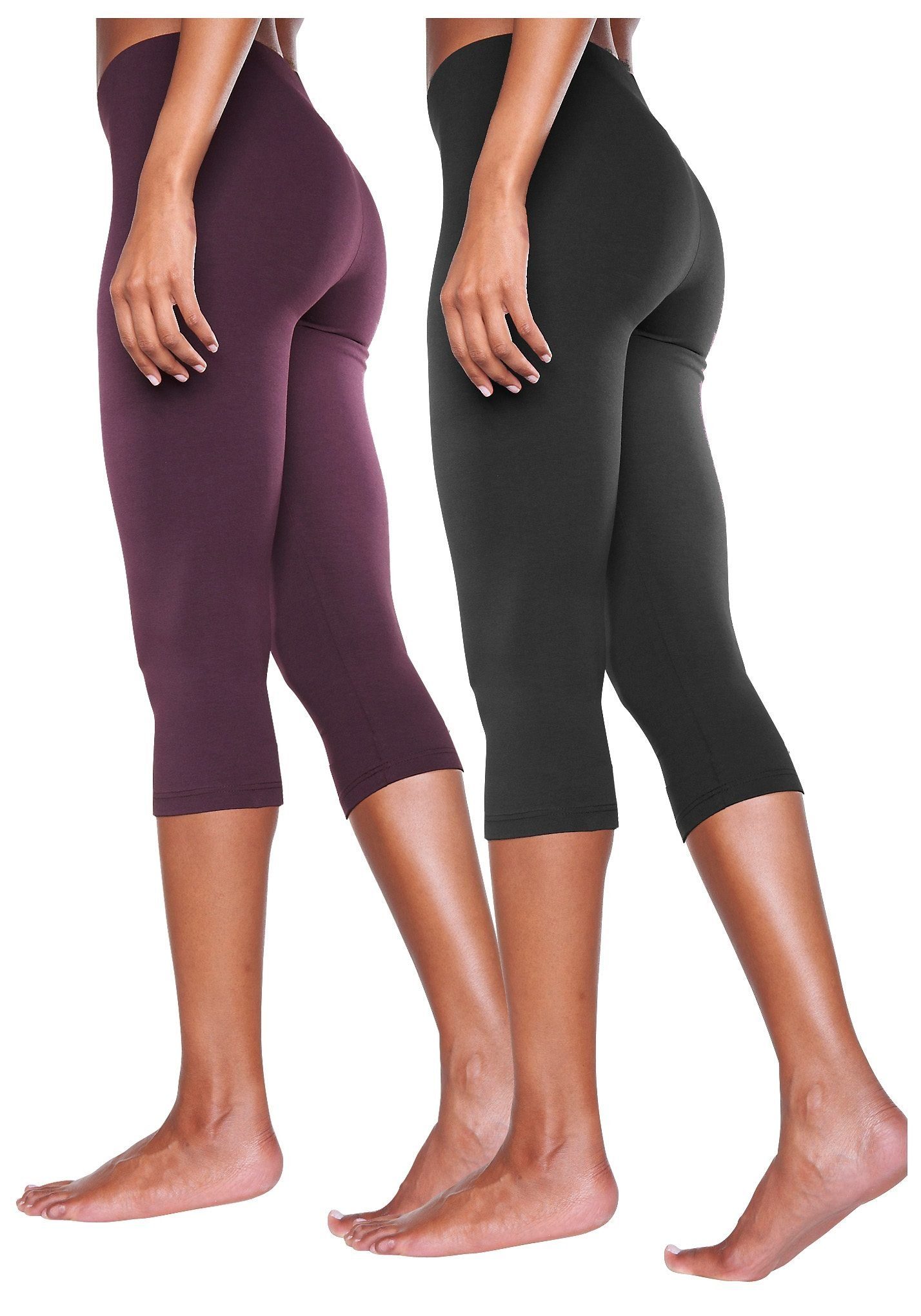 Vivance Active by Lascana Caprileggings (2er-Pack) mit Gummibund, Loungewear