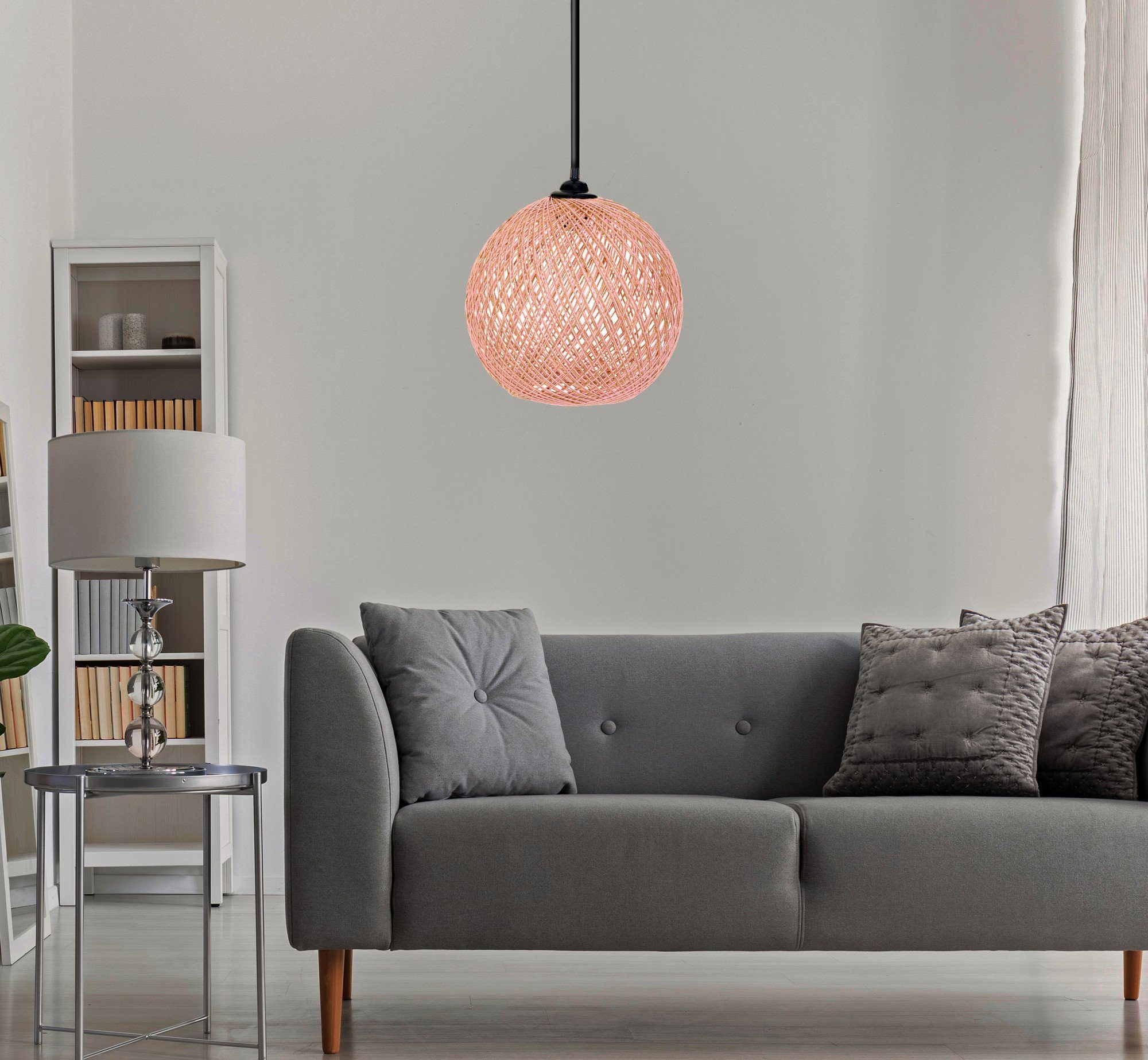 Opviq Kronleuchter Handmade Jute Chandelier, 55 cm H1572