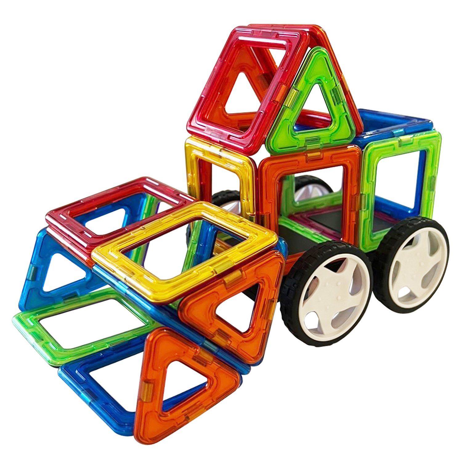 MAGNIKON Magnetspiel Bauklötze MK-34 “Das Auto” mit Rädern, 34 Teile Magnet günstig online kaufen