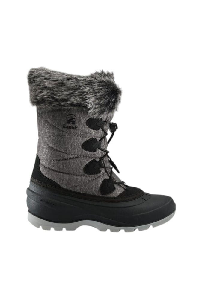 Kamik Momentum 3 (gefüttert, wasserdichte, nahtversiegelt) dunkelgrau Damen Winterstiefel