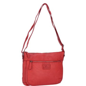 The Skandinavian Brand Umhängetasche The Skandinavian Brand Lady Leather Shoulder Bag rot (1-tlg)