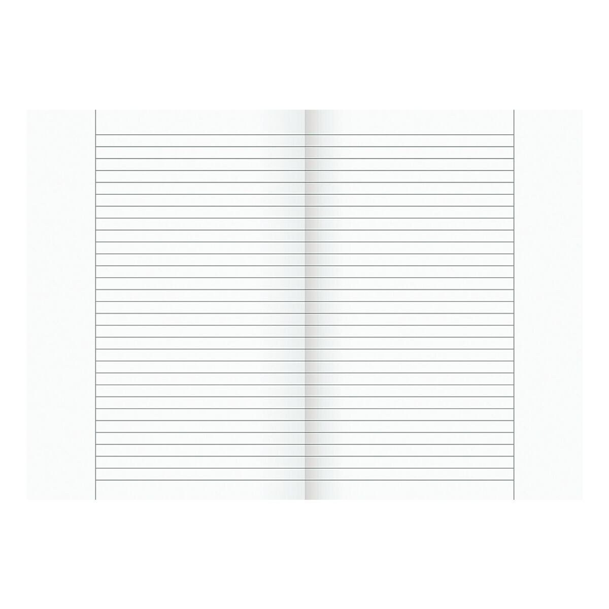 BRUNNEN Schulheft Recycling, A4, liniert (Lineatur 25), mit Außenrand, ungelocht, 16 Blatt