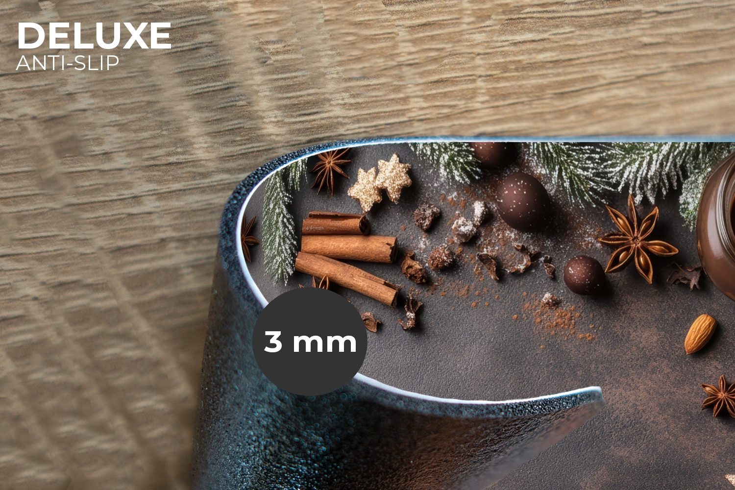 MuchoWow Platzset Zimt - Weihnachten - Braun - Bronze, (6-St), Platzsets, T günstig online kaufen