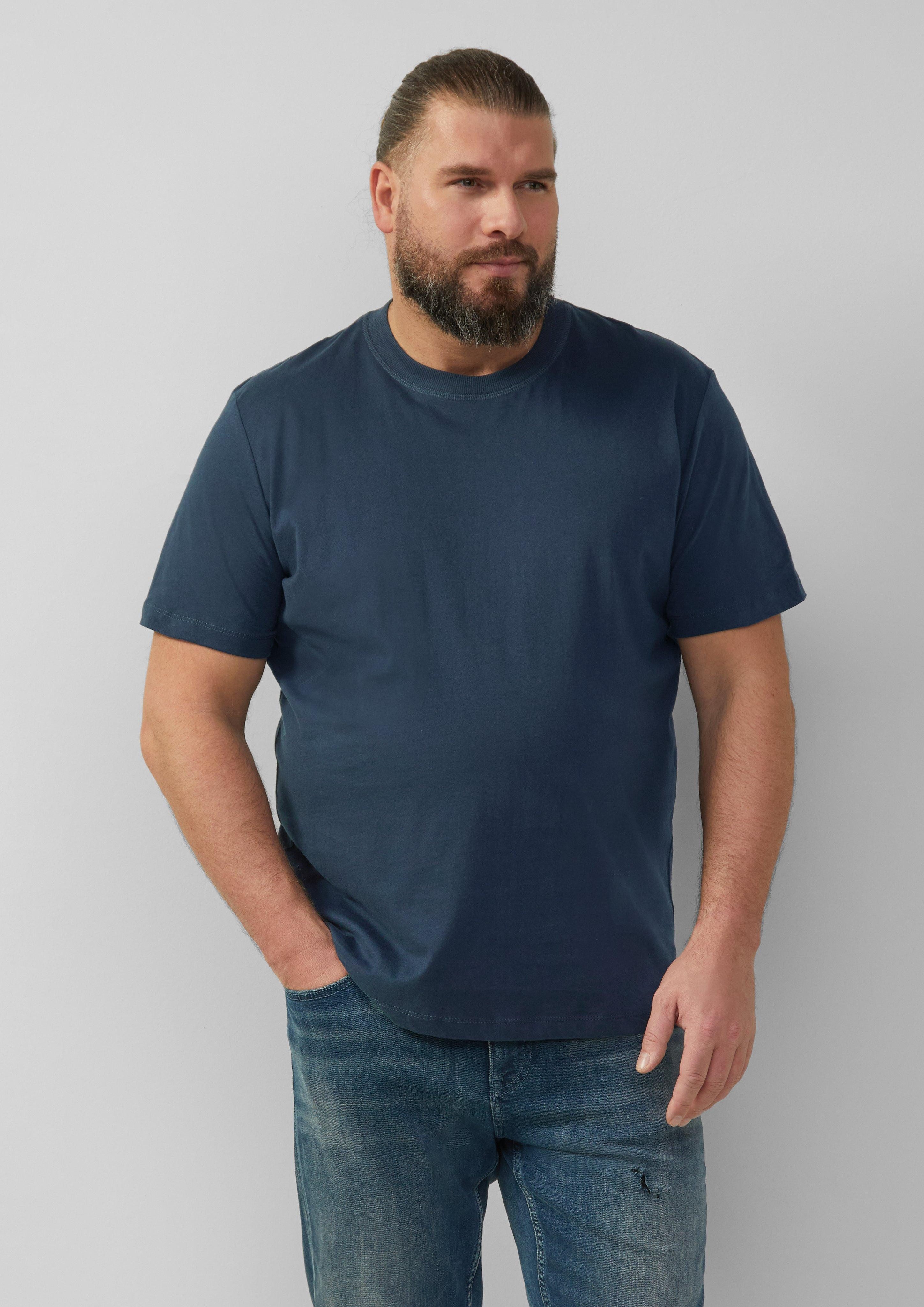 s.Oliver Kurzarmshirt T-Shirt mit Crewneck und günstig online kaufen