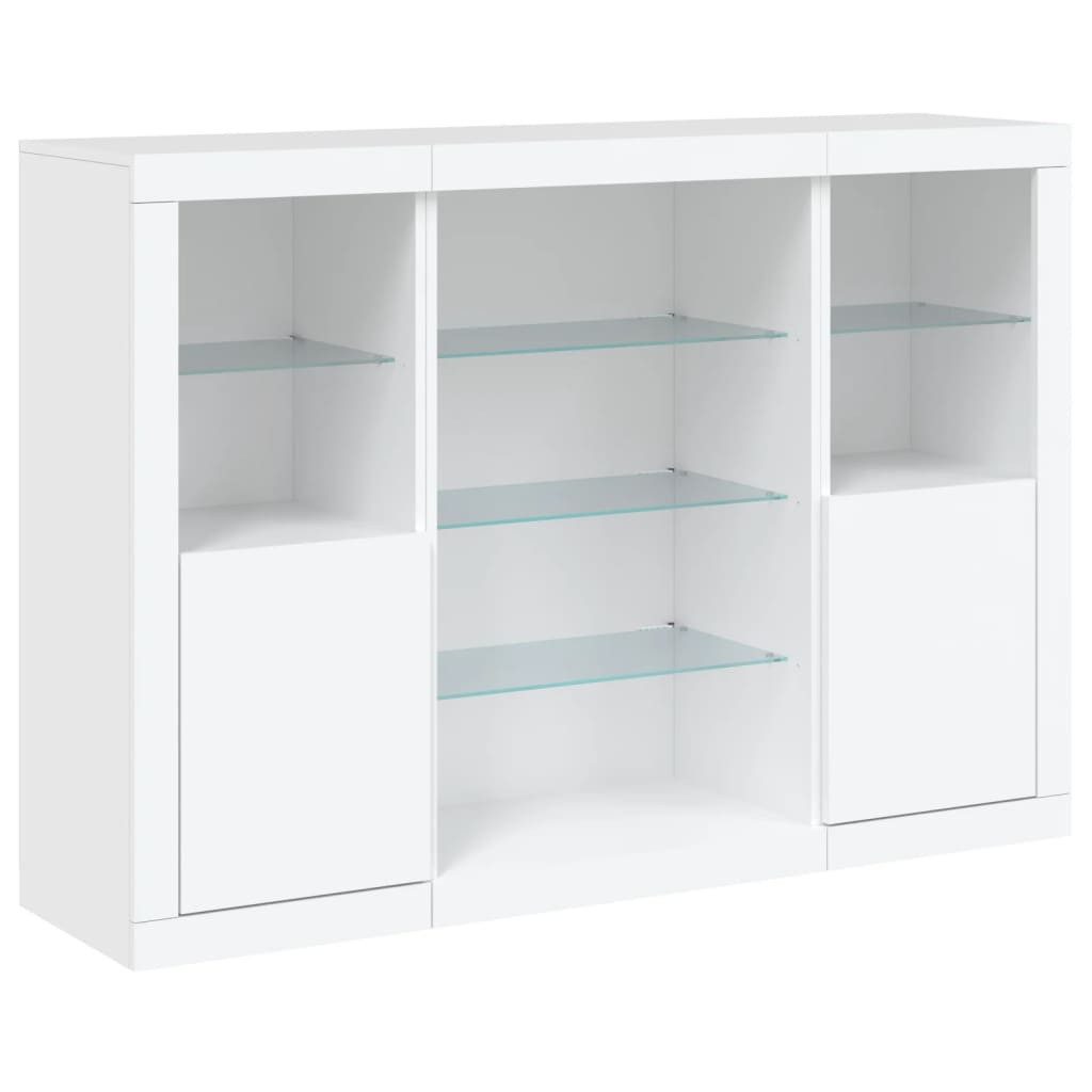 vidaXL Sideboard Sideboards mit LED-Leuchten 3 günstig online kaufen