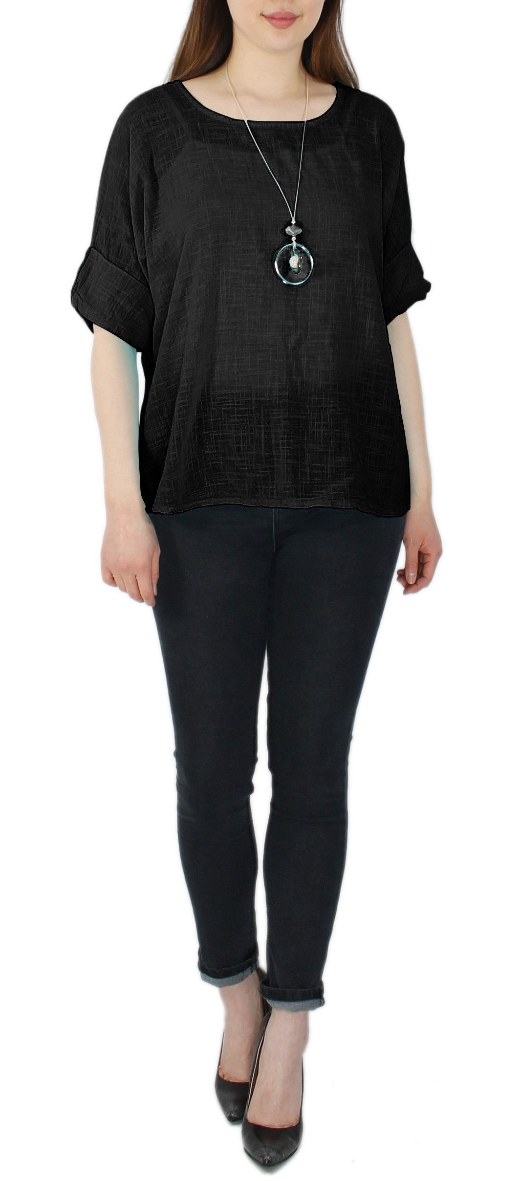 dy_mode Rundhalsshirt Luftiges Damen Sommer Shirt günstig online kaufen