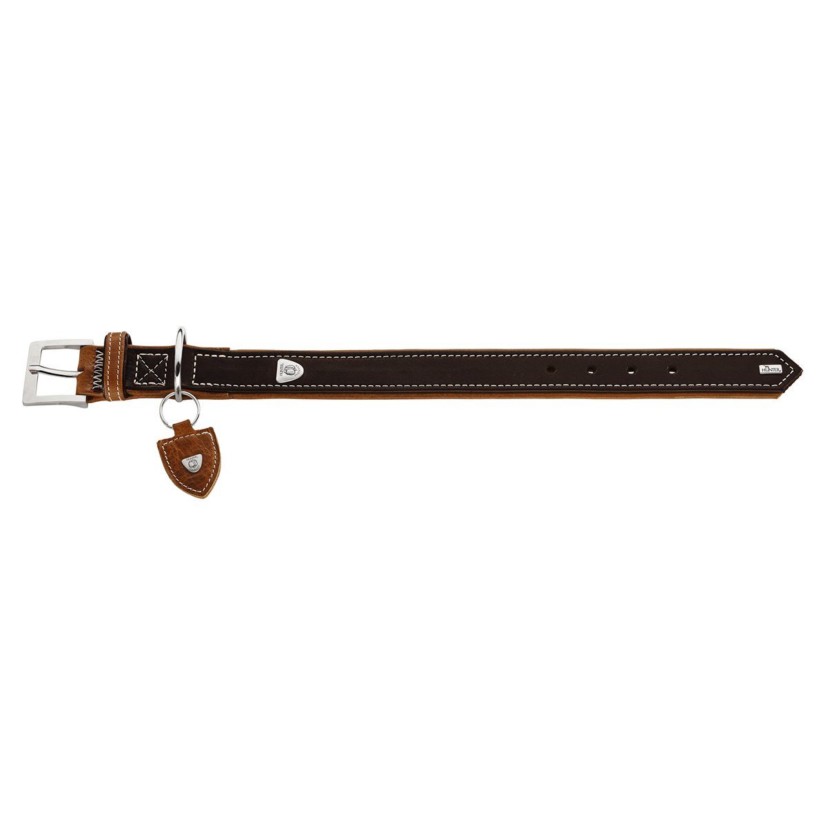 Thumbnail - Hunter Tierbedarf Hunde-Halsband Halsband Tara dunkelbraun/cognac