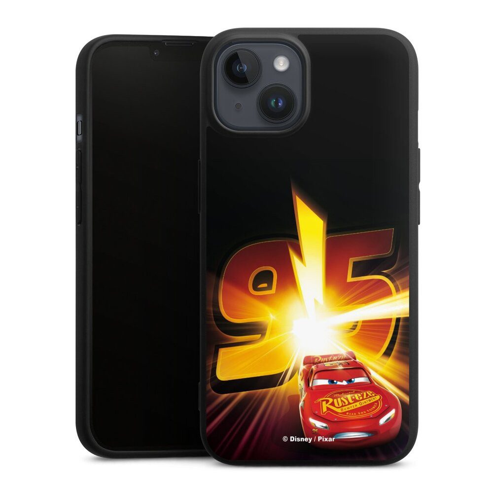 DeinDesign Handyhülle Offizielles Lizenzprodukt Cars Lightning Mcqueen 95 Cars3 Lightning 95, Apple iPhone 14 Plus Silikon Hülle Premium Case Handy Schutzhülle