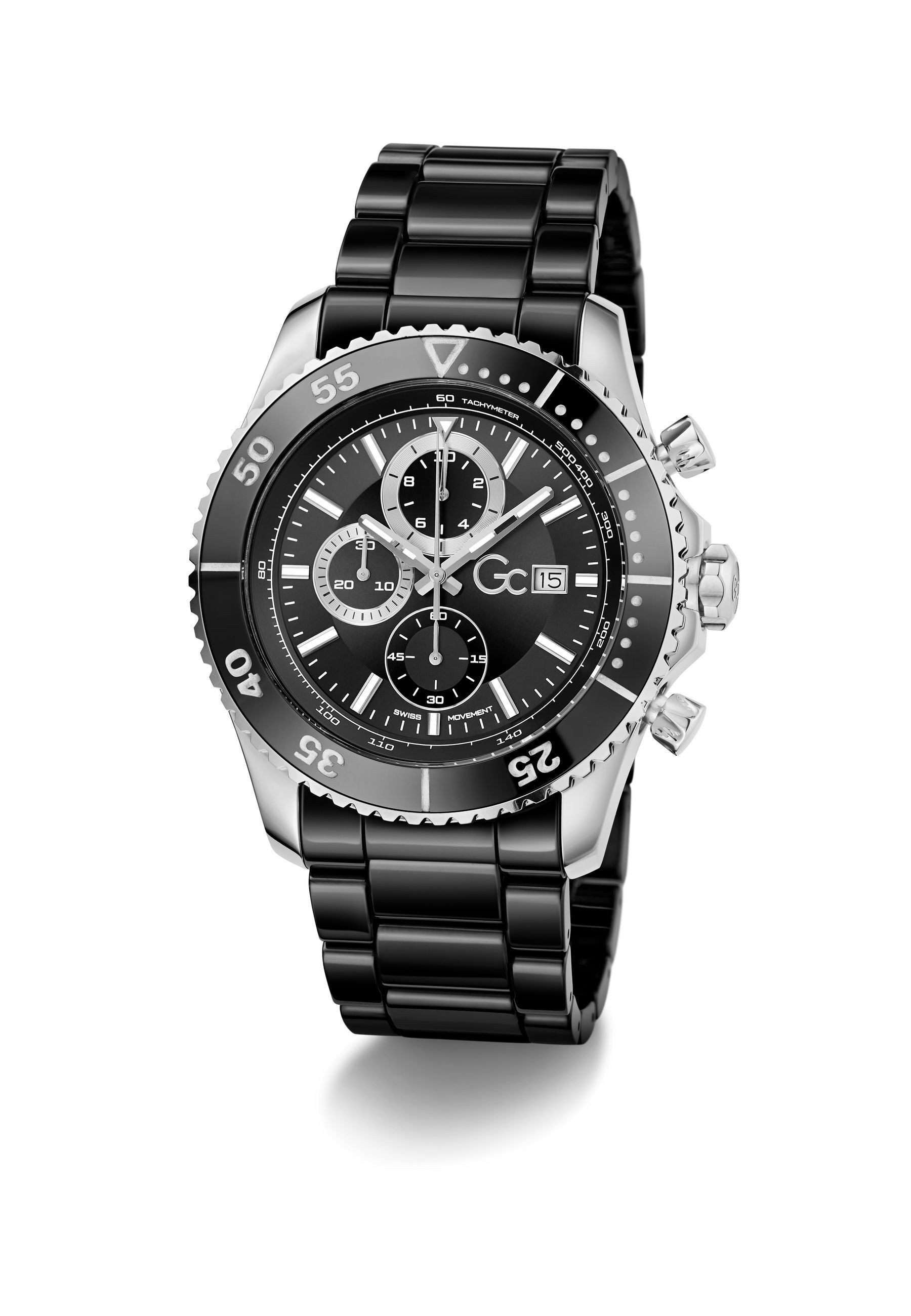 Guess Collection Quarzuhr Gc SpeedRacer, (1-tlg., Not a set – not applicable to this product), Chronographenuhr