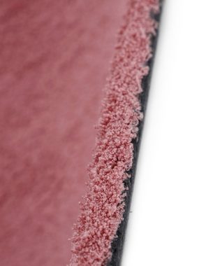 Teppich Silky, carpetfine, rund, Höhe: 20 mm, Shaggy, Langflor, uni, besonders weich, handarbeit