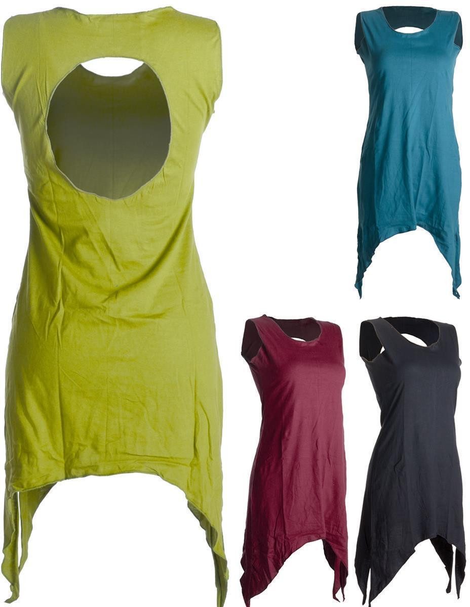 Vishes Zipfelkleid Zipfeliges Elfenkleid mit rundem günstig online kaufen