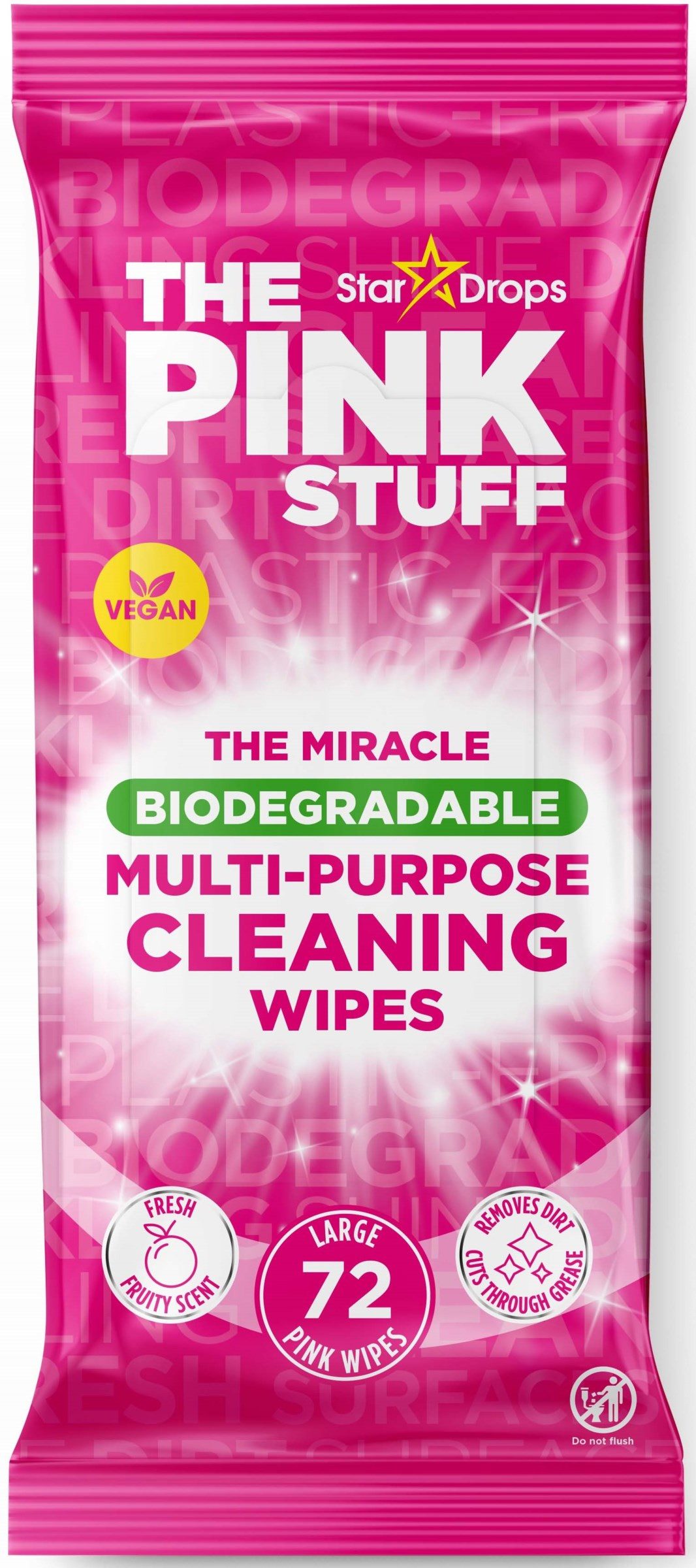 The Pink Stuff Multipurpose Wipes Reinigungstücher 72 stk. Reinigungstücher (72-tlg)