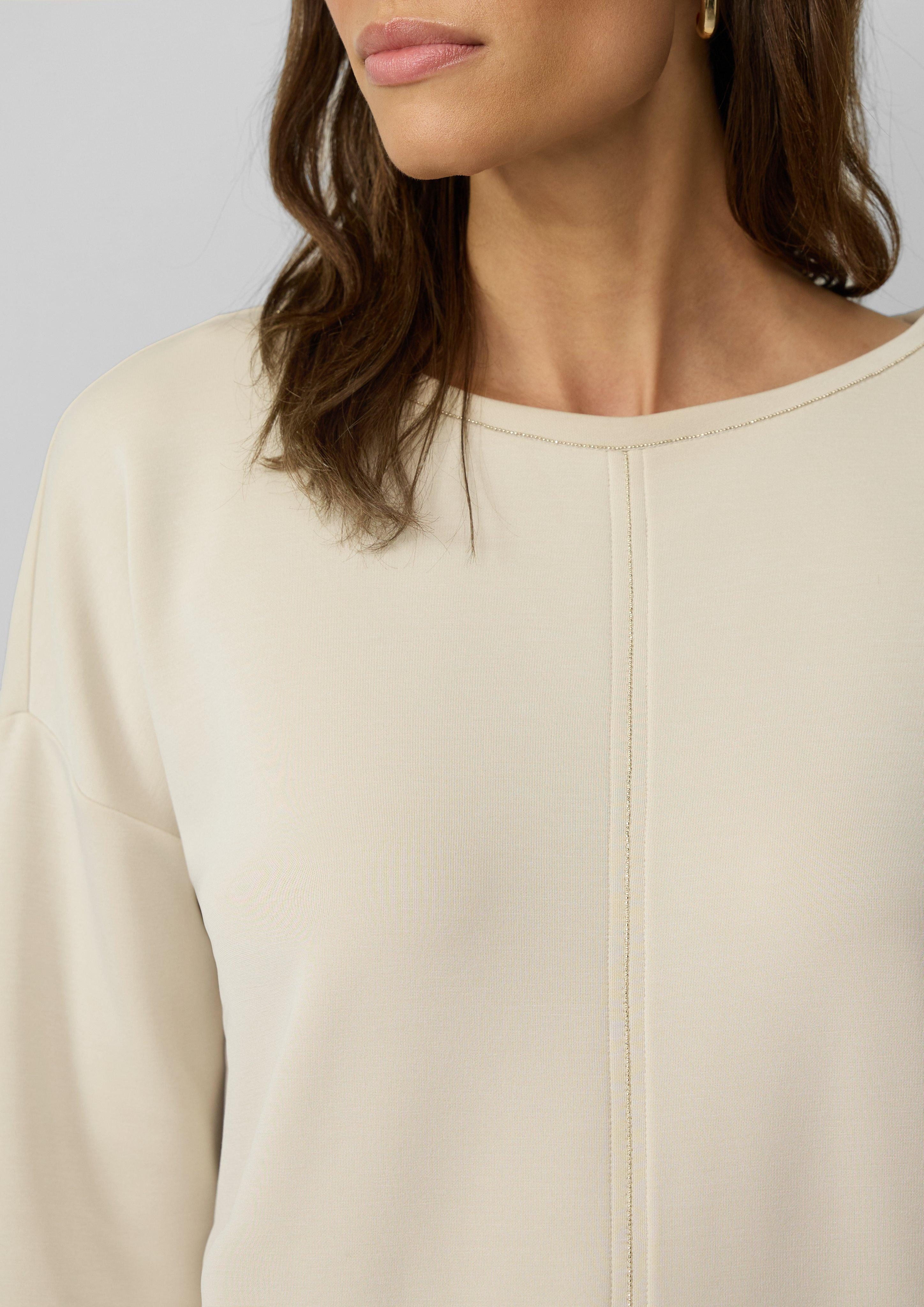 s.Oliver BLACK LABEL 3/4-Arm-Shirt Modal-Sweatshirt im günstig online kaufen