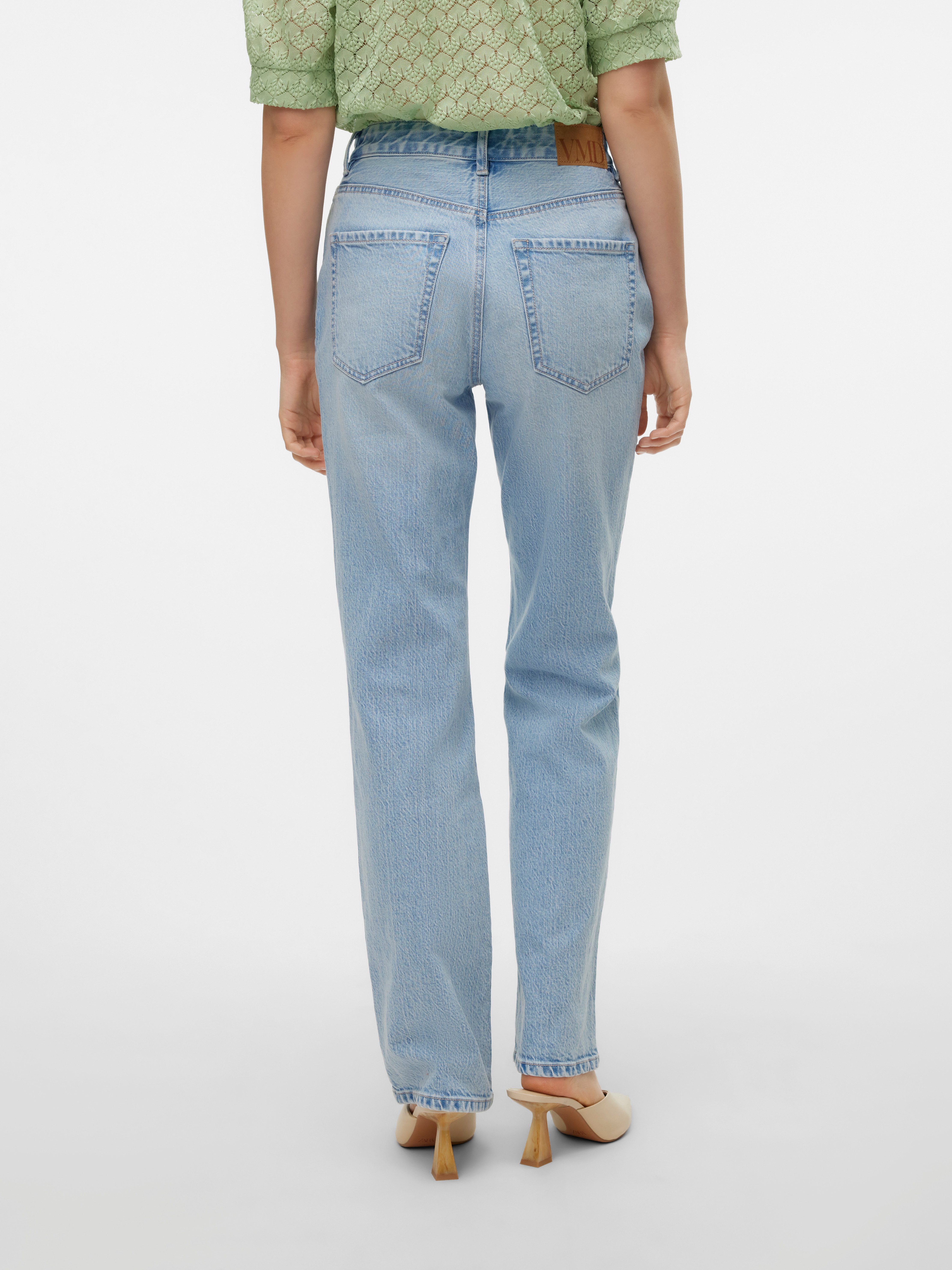 Vero Moda Straight-Jeans VMTESSA HR STRAIGHT JEANS LI3010 GA NOOS