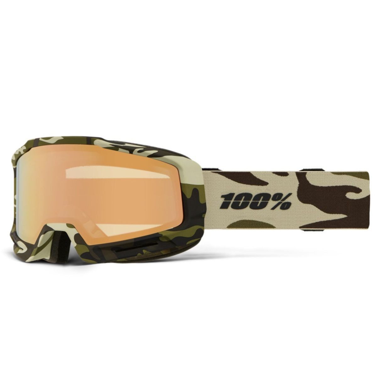 100% Sportbrille 100percent SNOW - OKAN HiPER Camo Copper ML Mirror