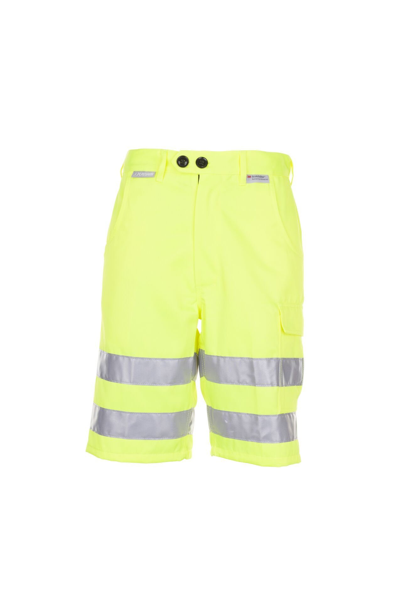 Planam Shorts Shorts Warnschutz uni gelb Größe 4XL (1-tlg)