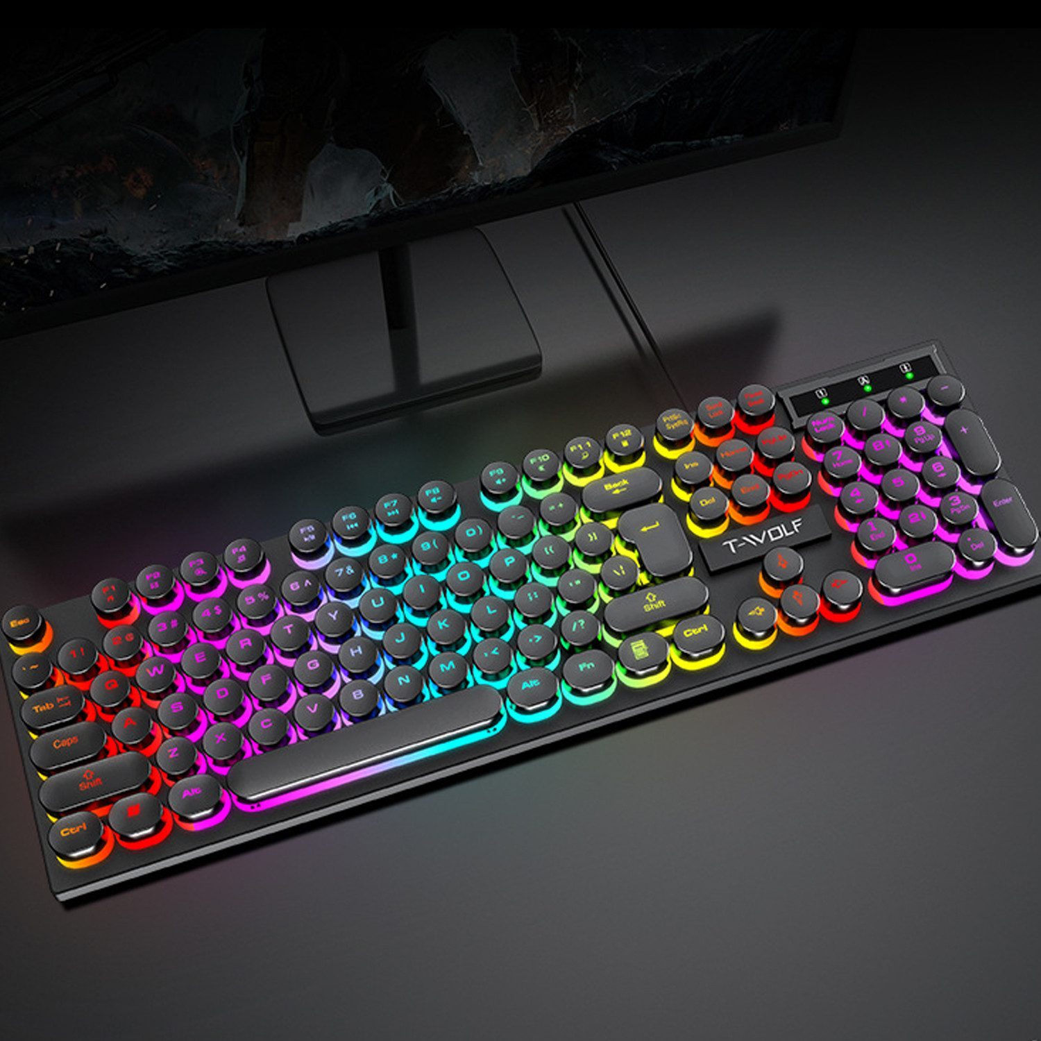 KINSI PC-Tastaturen, Gaming-Tastaturen, Wettbewerbs-Tastaturen Gaming-Tastatur