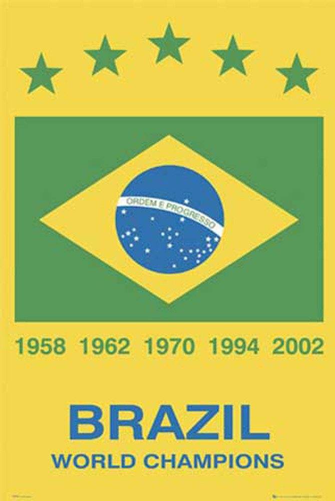 Poster Fußball - Poster - Brazil
