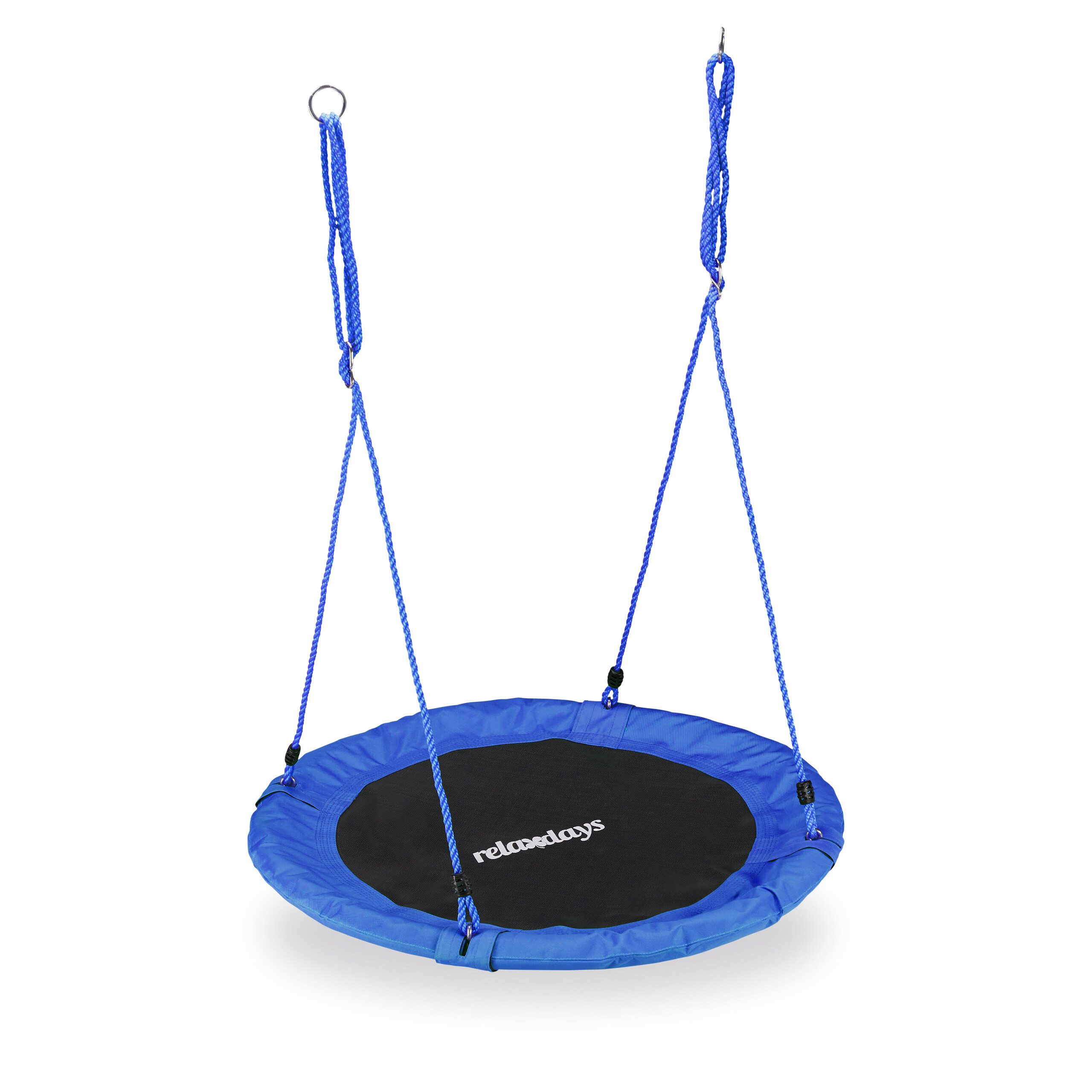 relaxdays Nestschaukel 90 cm, blau günstig online kaufen