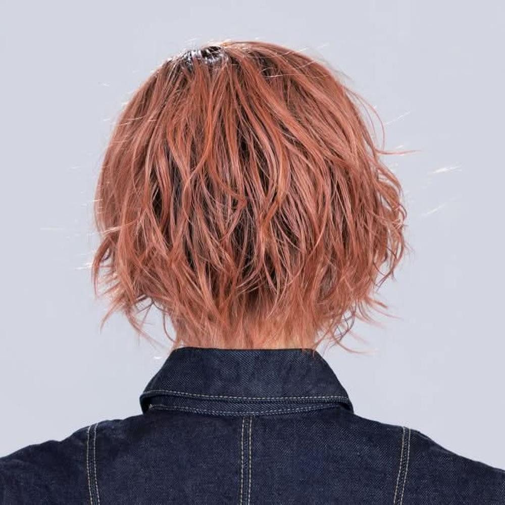 Ellen Wille Kunsthaarperücke Ellen Wille Cookie Mono Part, Kinnlanger Wavy-Bob mit hitzeresistenter Faser und natürlicher Lace Fr