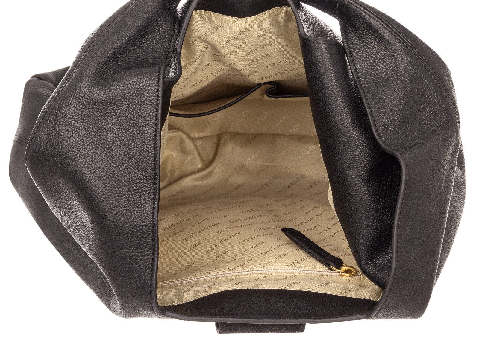HARBOUR 2nd Shopper Justpure FJP.13728 Hobobag style fjp Fiorenza Leder Shopper (Stück, 1-tlg., 1), Matter Goldton
