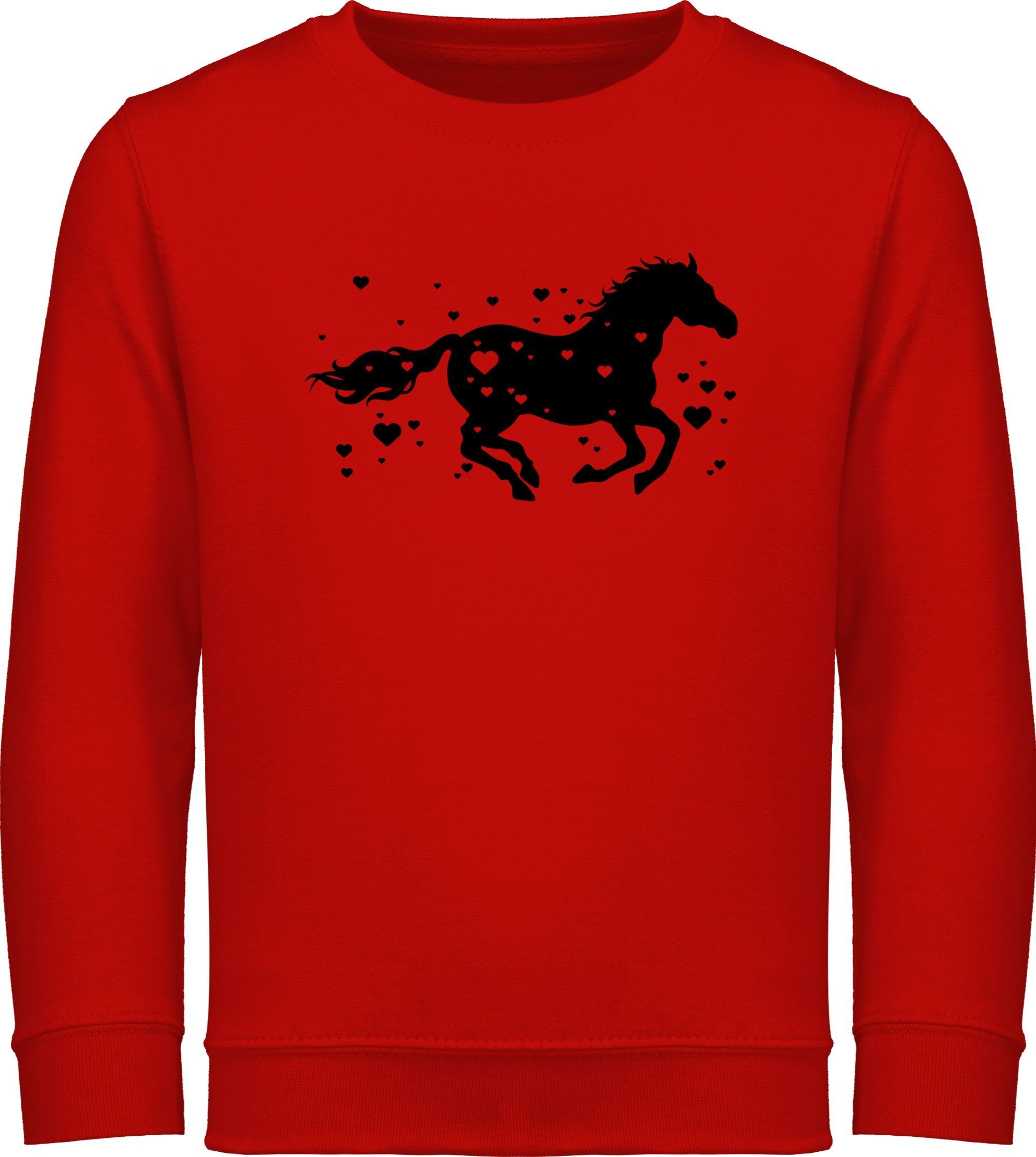 Shirtracer Sweatshirt »Pferd mit Herzen schwarz - Pferd & Pferde - Kinder  Premium Pullover« Reiten Kleidung Equipment online kaufen | OTTO