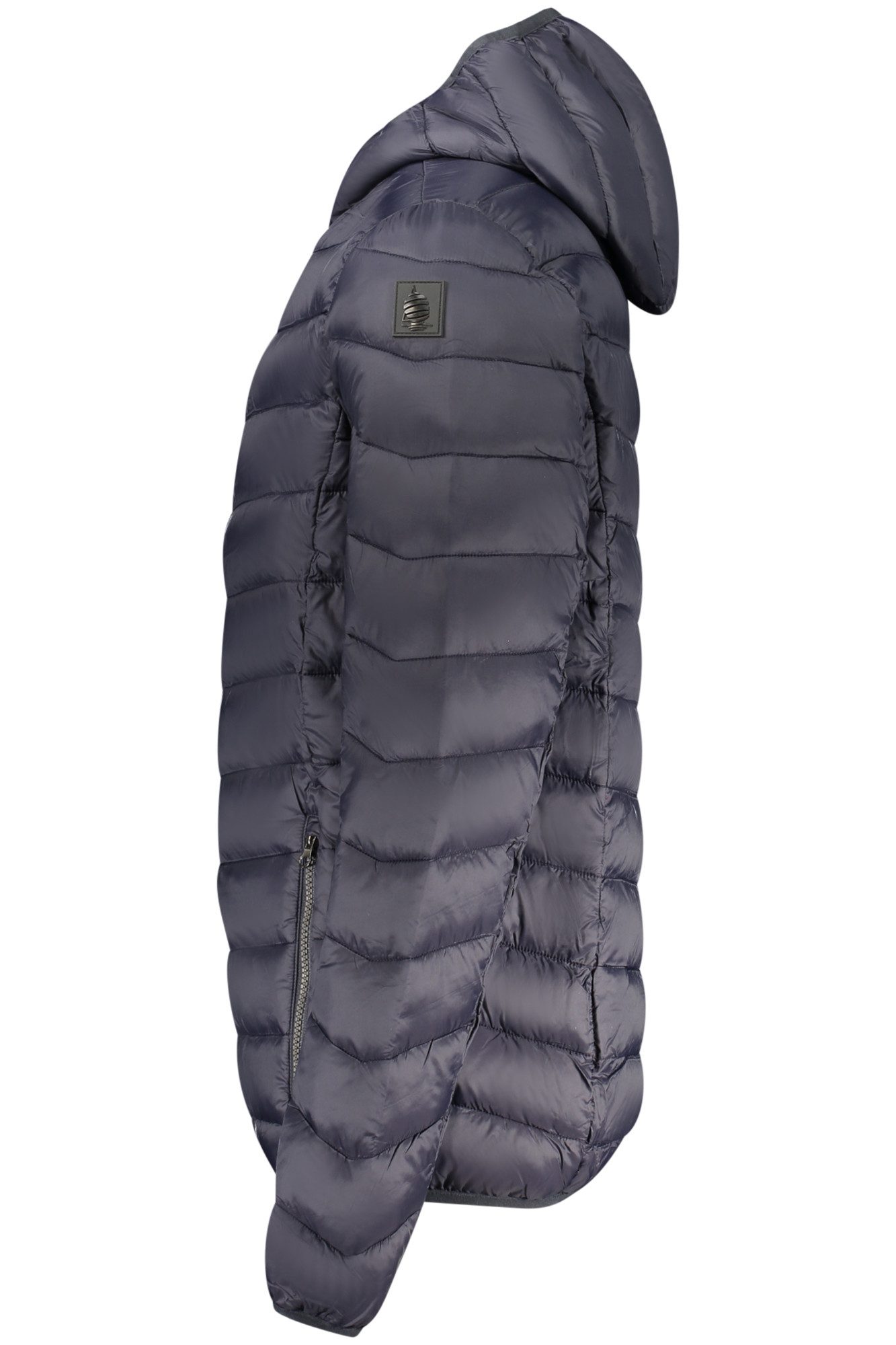Marina Yachting Outdoorjacke Herrenjacke in Blau mit Kapuze und Applikationen – Stilvoll & Prakti