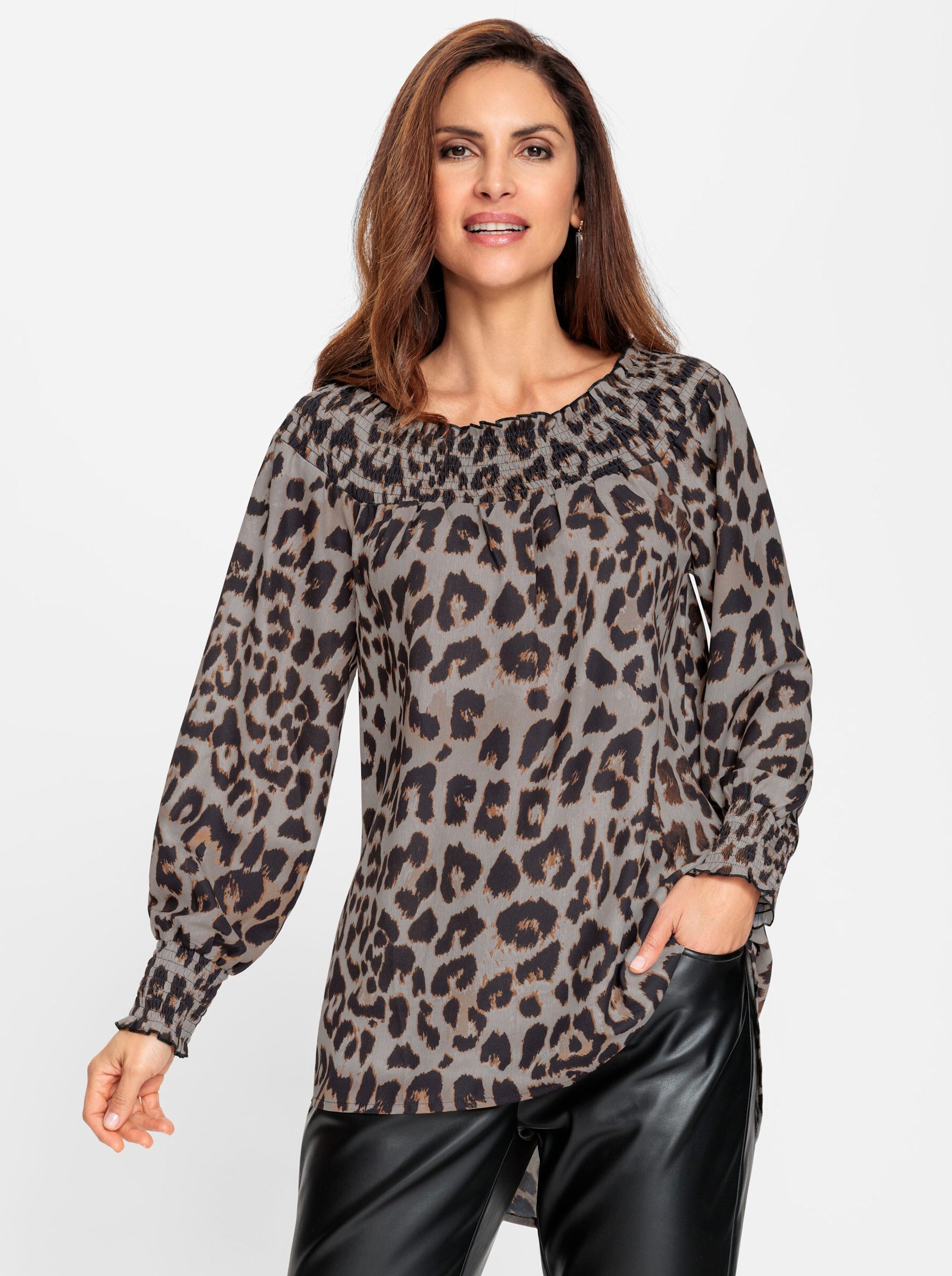 Witt Klassische Bluse Druckbluse . günstig online kaufen