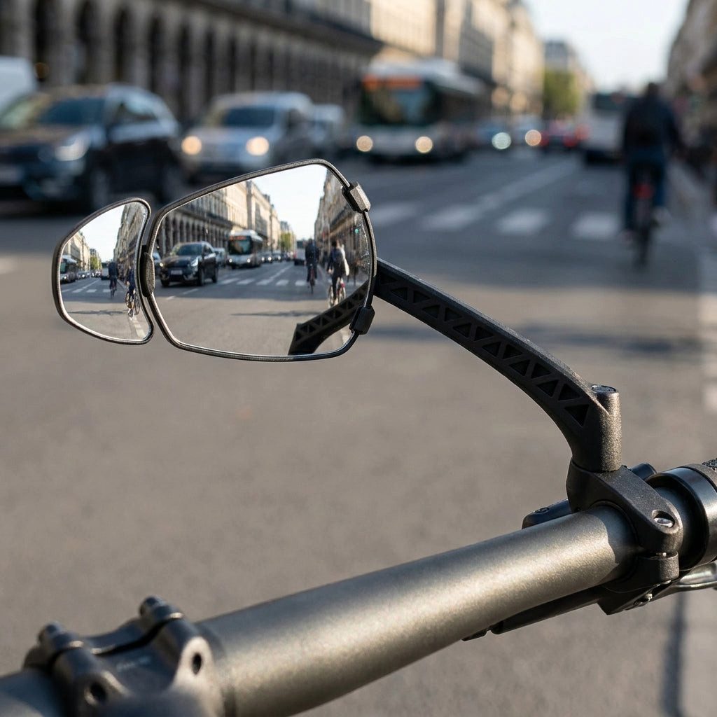 Zefal Fahrradspiegel Zéfal Spiegel Espion E100 Links - Lenker Ø 22-25,4 mm - mehr Sicherhei