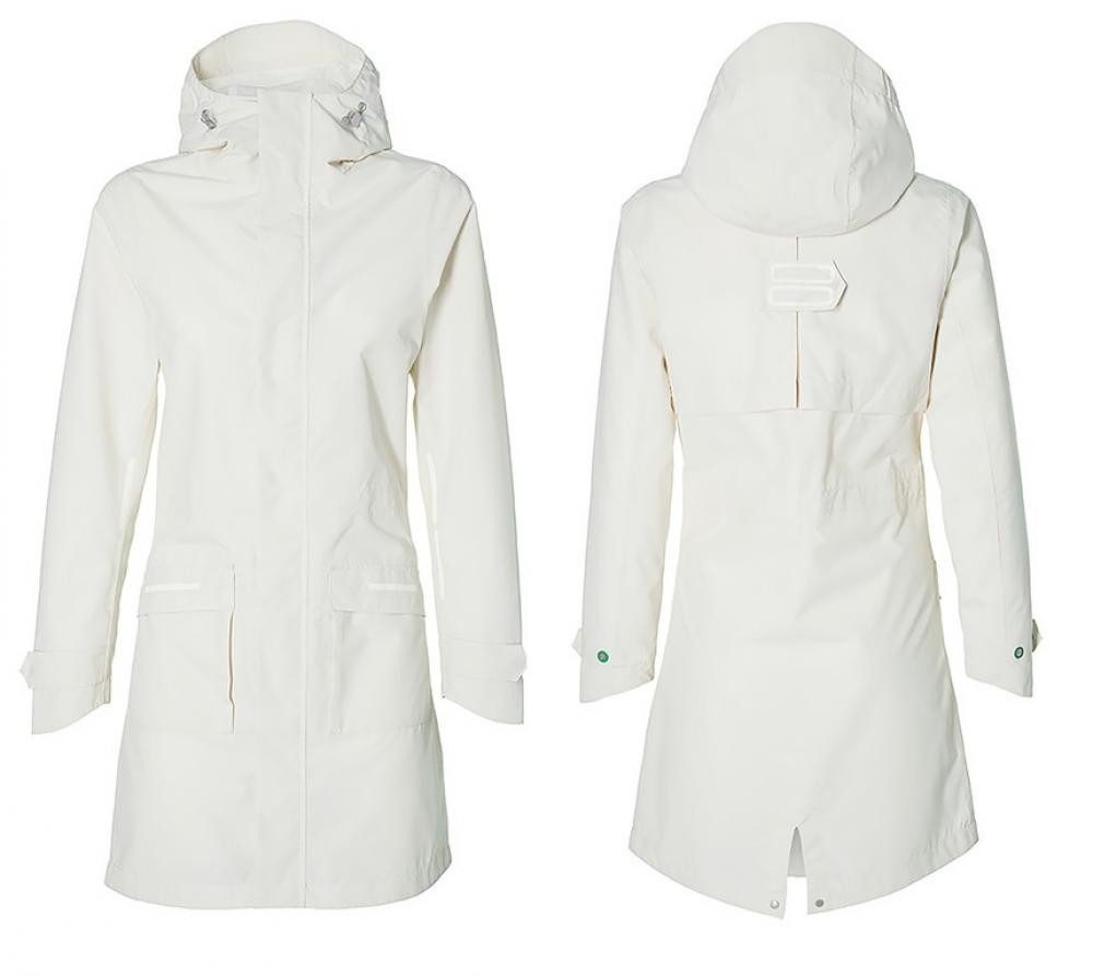 Basil Fahrradjacke Basil Fahrradzubehör Regenparka Mosse Woman Snow White XS - Bekleidung
