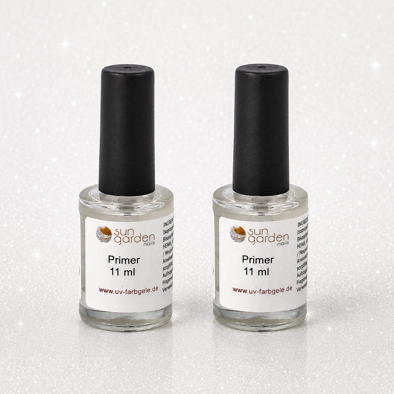 Sun Garden Nails Gel-Nagellack 2x Primer 11 ml - Haftvermittler, Hochwertiger Haftvermittler