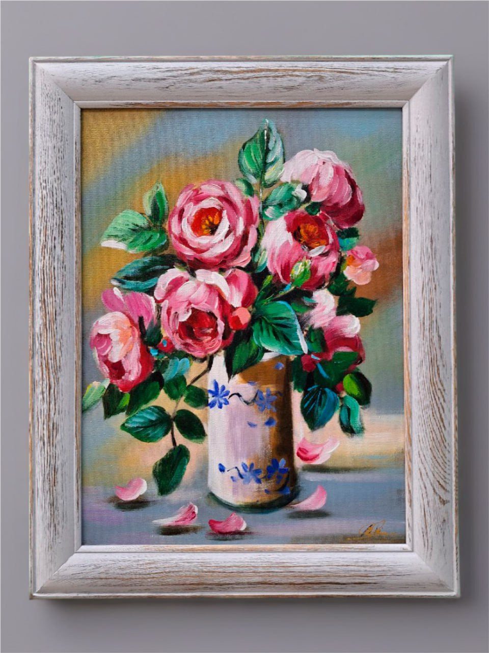 JVmoebel Картина Modernes abstraktes Ölgemälde auf Leinwand handgemaltes Unikat Sofort, Stillleben, Made in Europa