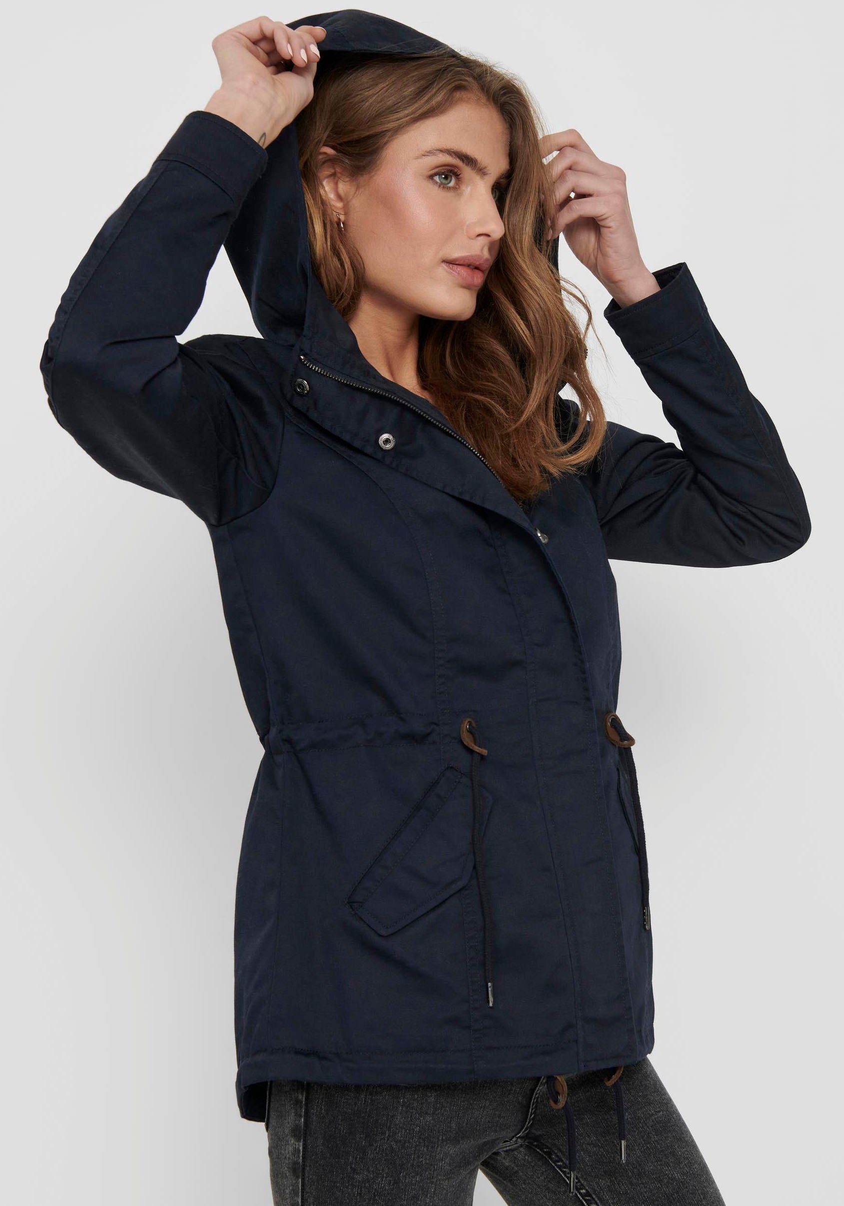 ONLY Parka ONLLORCA CANVAS PARKA CC OTW mit Kapuze