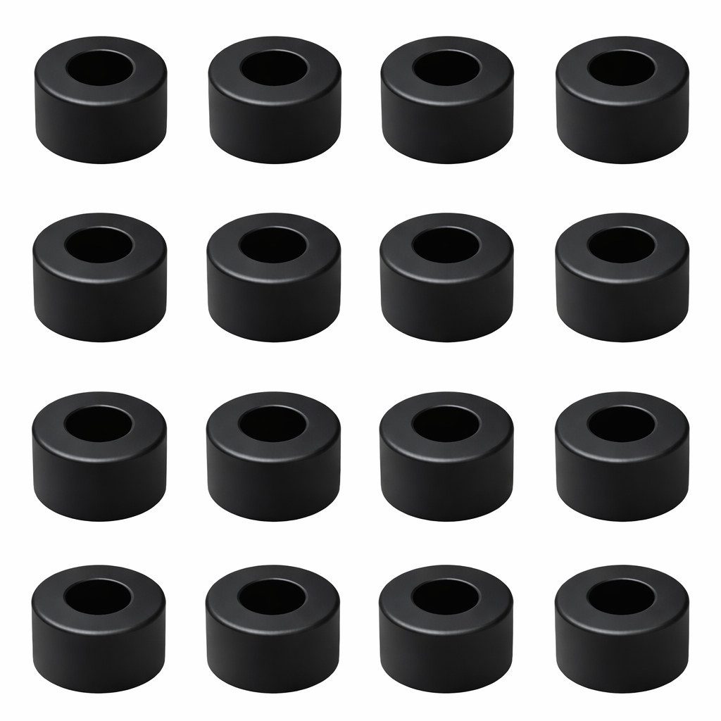Charlsten Kickertisch SET 16x Kicker Kickertisch Gummipuffer für 16 mm Stangen (1-tlg)