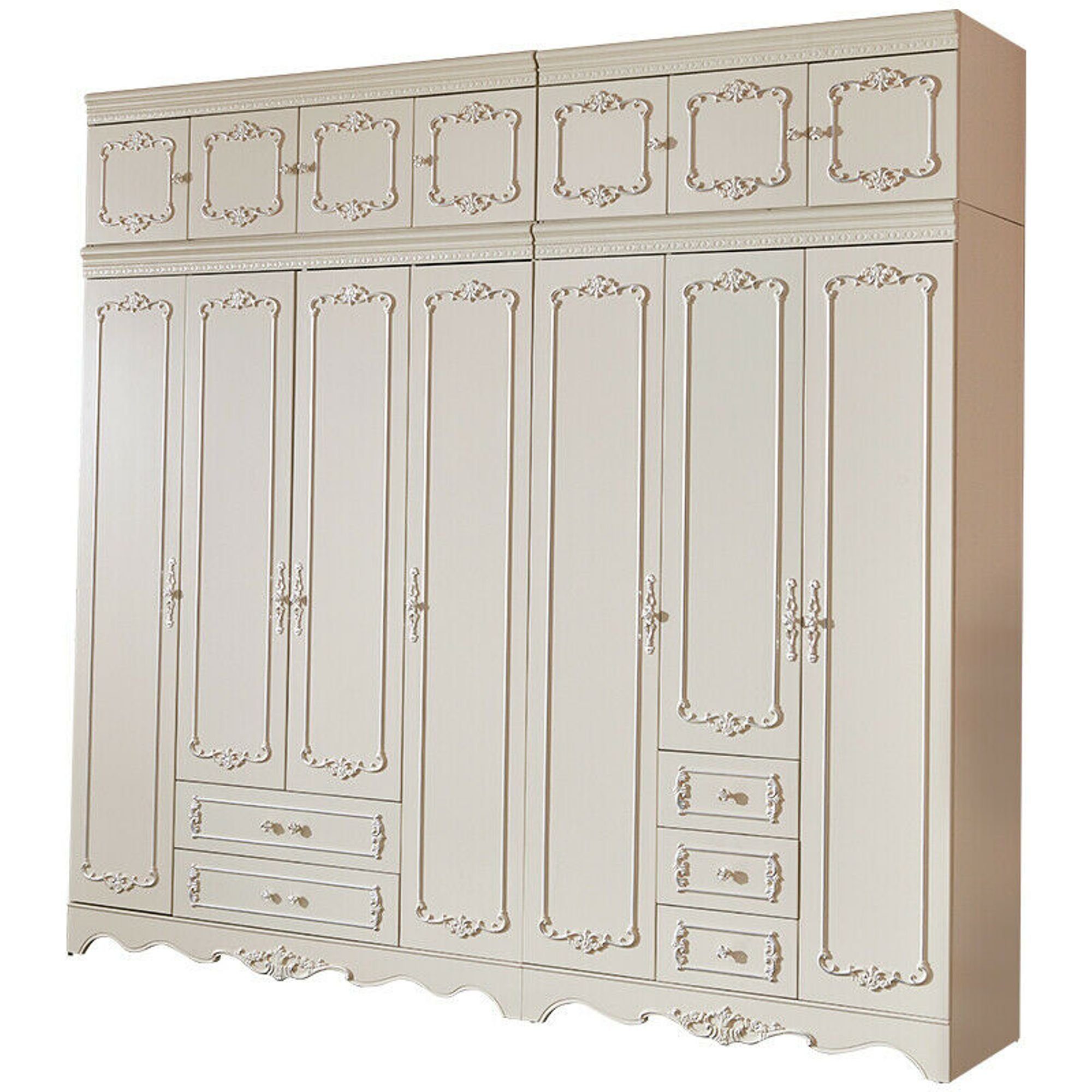 Kleiderschrank Barockstil Möbel hochwertig klassisch elegant für Wohnzimmer