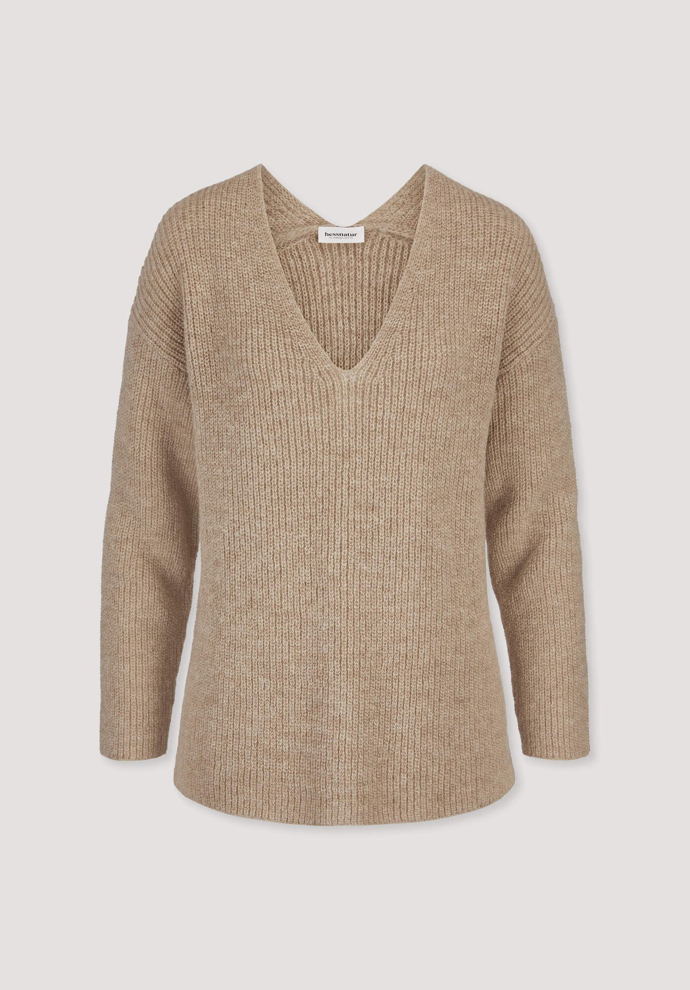 Hessnatur Strickpullover aus reinem Alpaka (1-tlg) – Bild 3 von 5