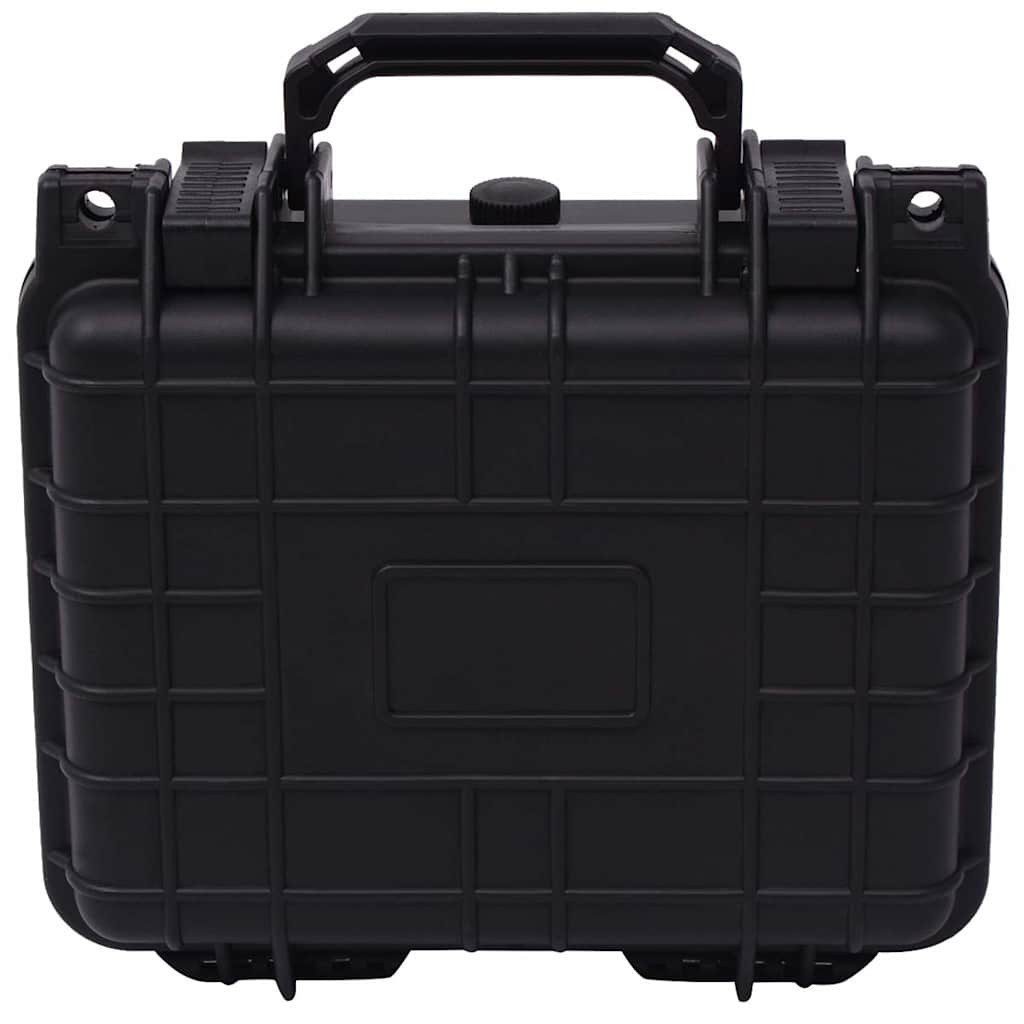 vidaXL Koffer Universalkoffer Schwarz 27x24,6x12,4 cm, Universalkoffer Schwarz 27x24,6x12,4cm Kamera Objektiv Schutz Koffer