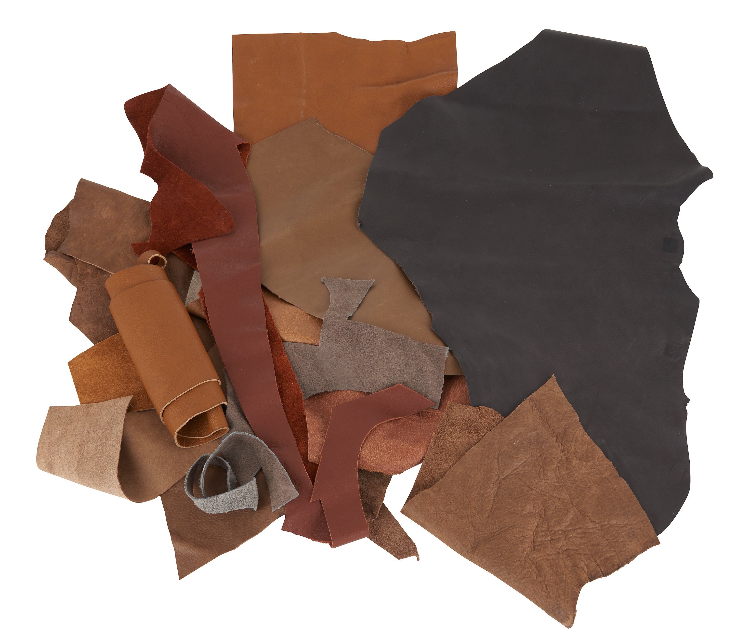 CREARTEC Ремеслоaturmaterial Lederreste, 1kg