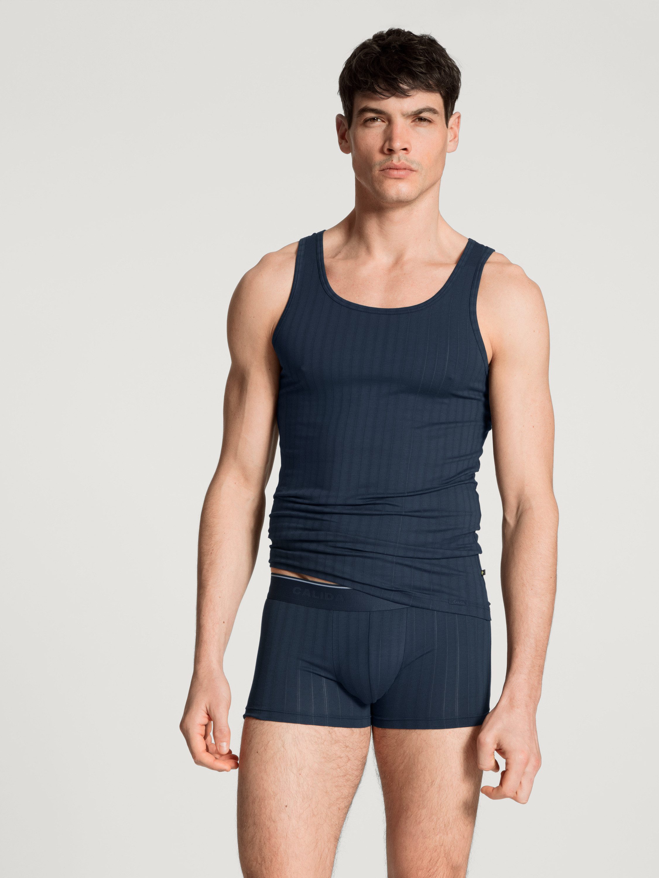 CALIDA Boxer Pure & Style Herren (1-St) maskuliner Nadelzug, atmungsaktiv, schnelltrocknend & geruchshemmend