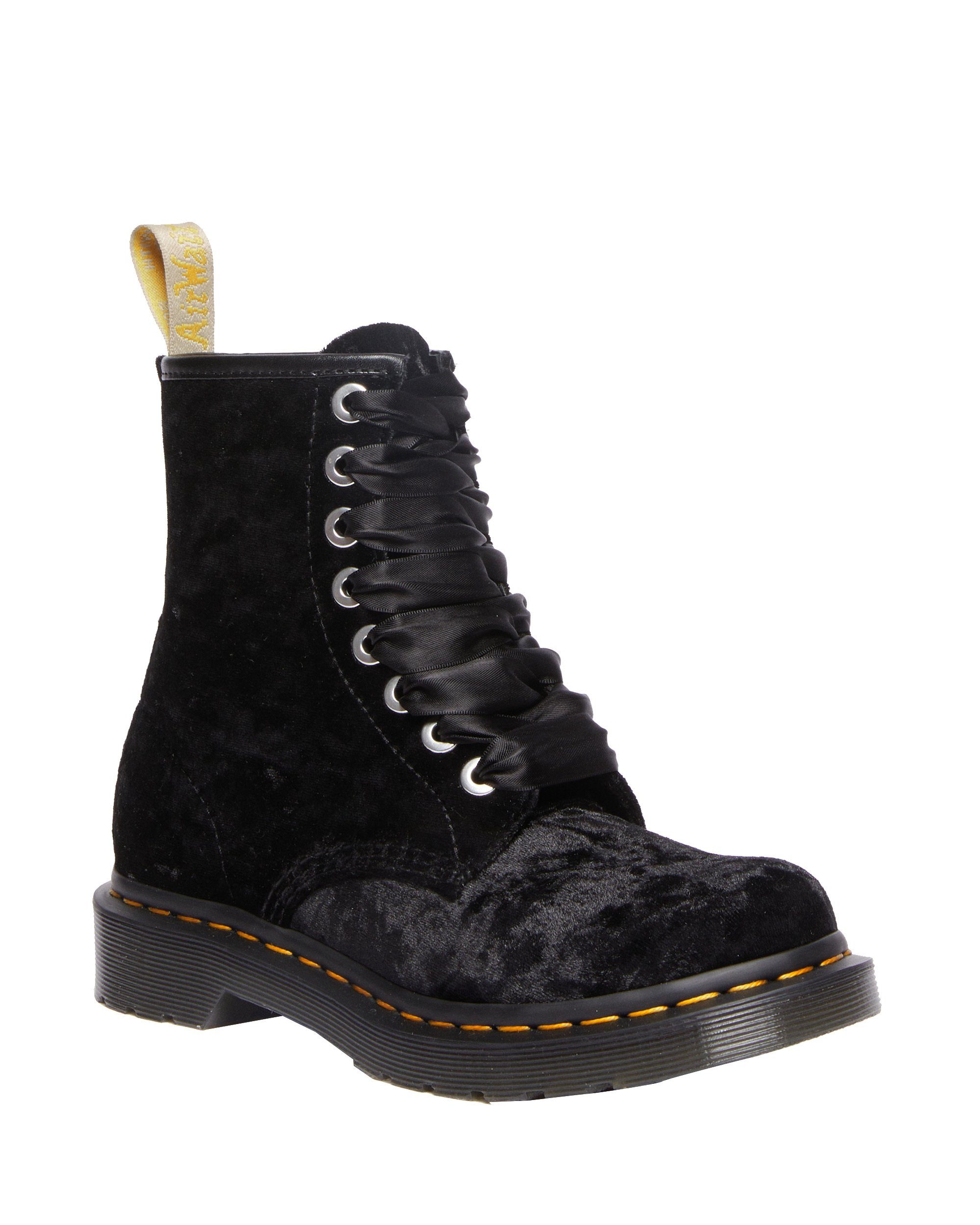 DR. MARTENS 1460 Vegan velvet Ankleboots günstig online kaufen