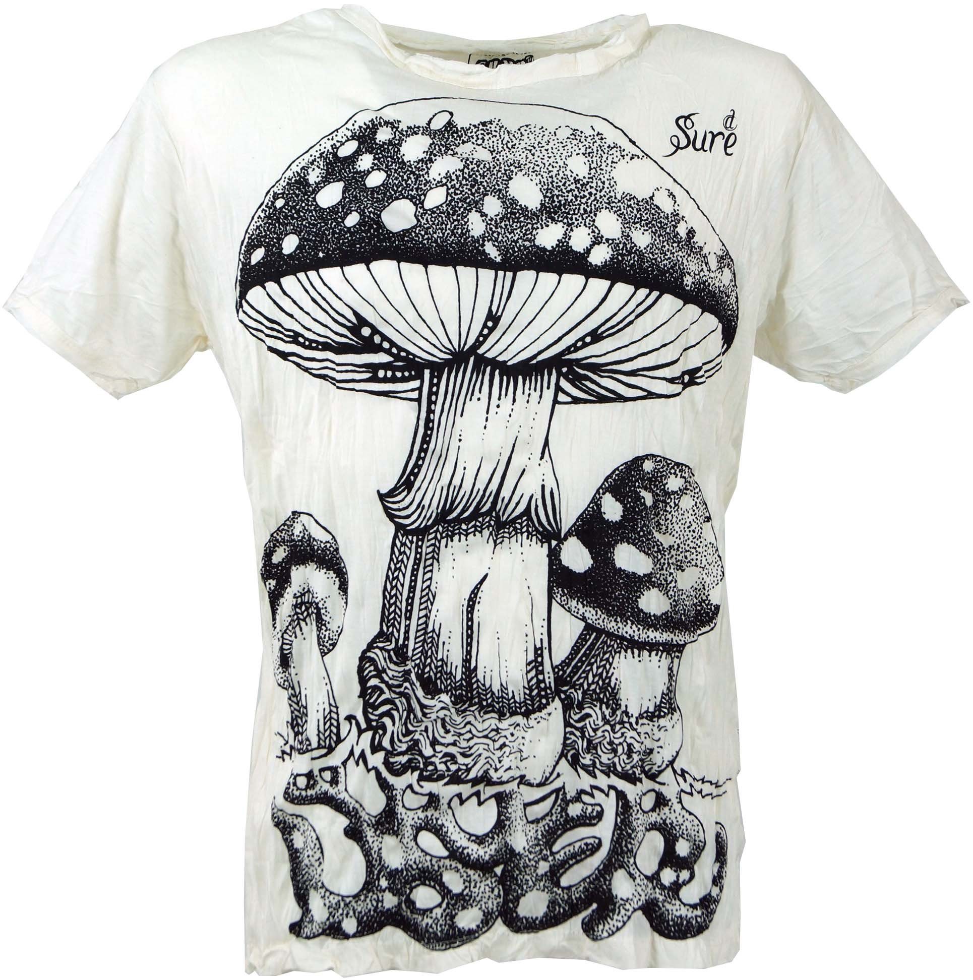 Guru-Shop T-Shirt Sure Herren T-Shirt Fliegenpilz günstig online kaufen