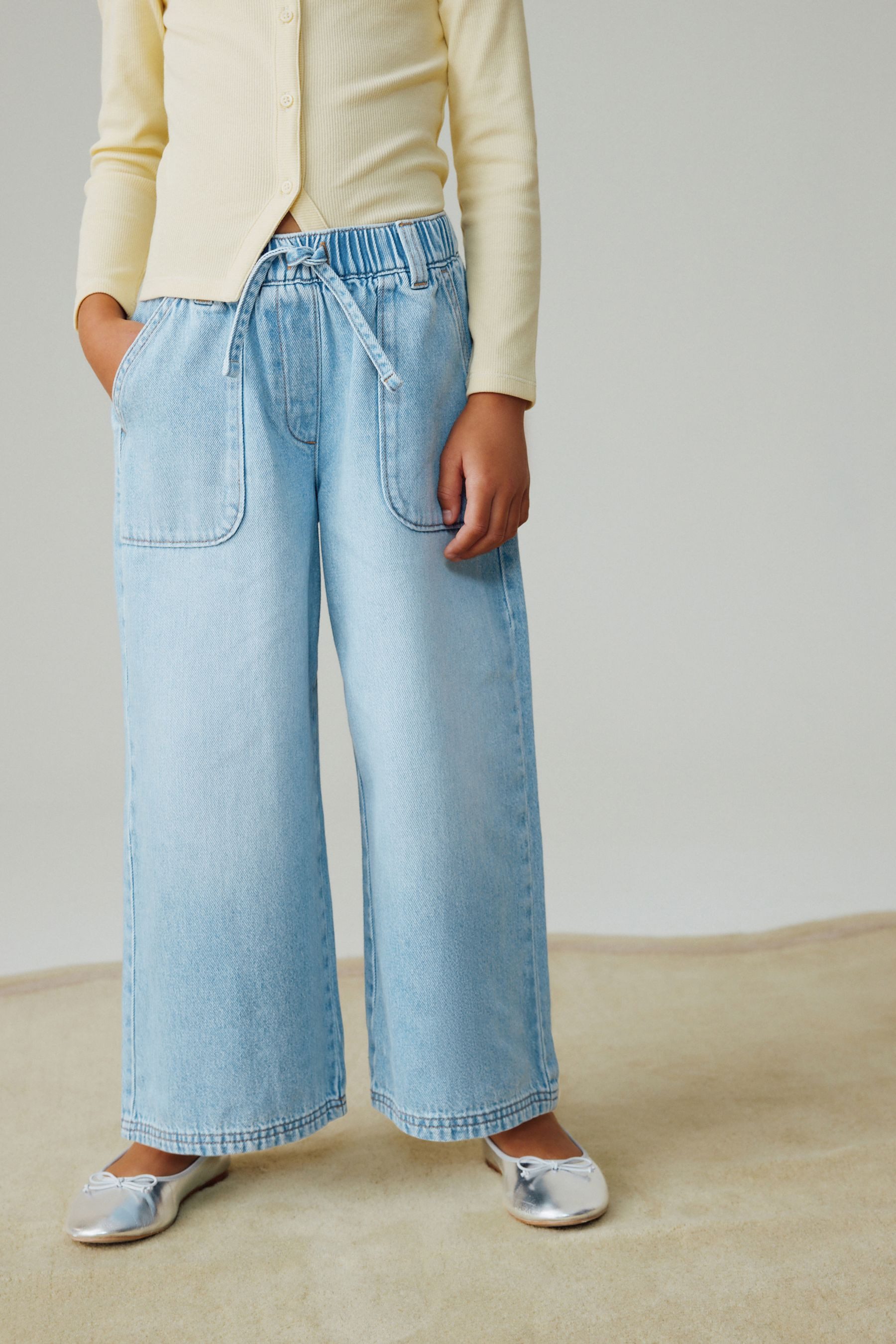 Next Weite Jeans Schlupfjeans mit weitem Bein (1-tlg)