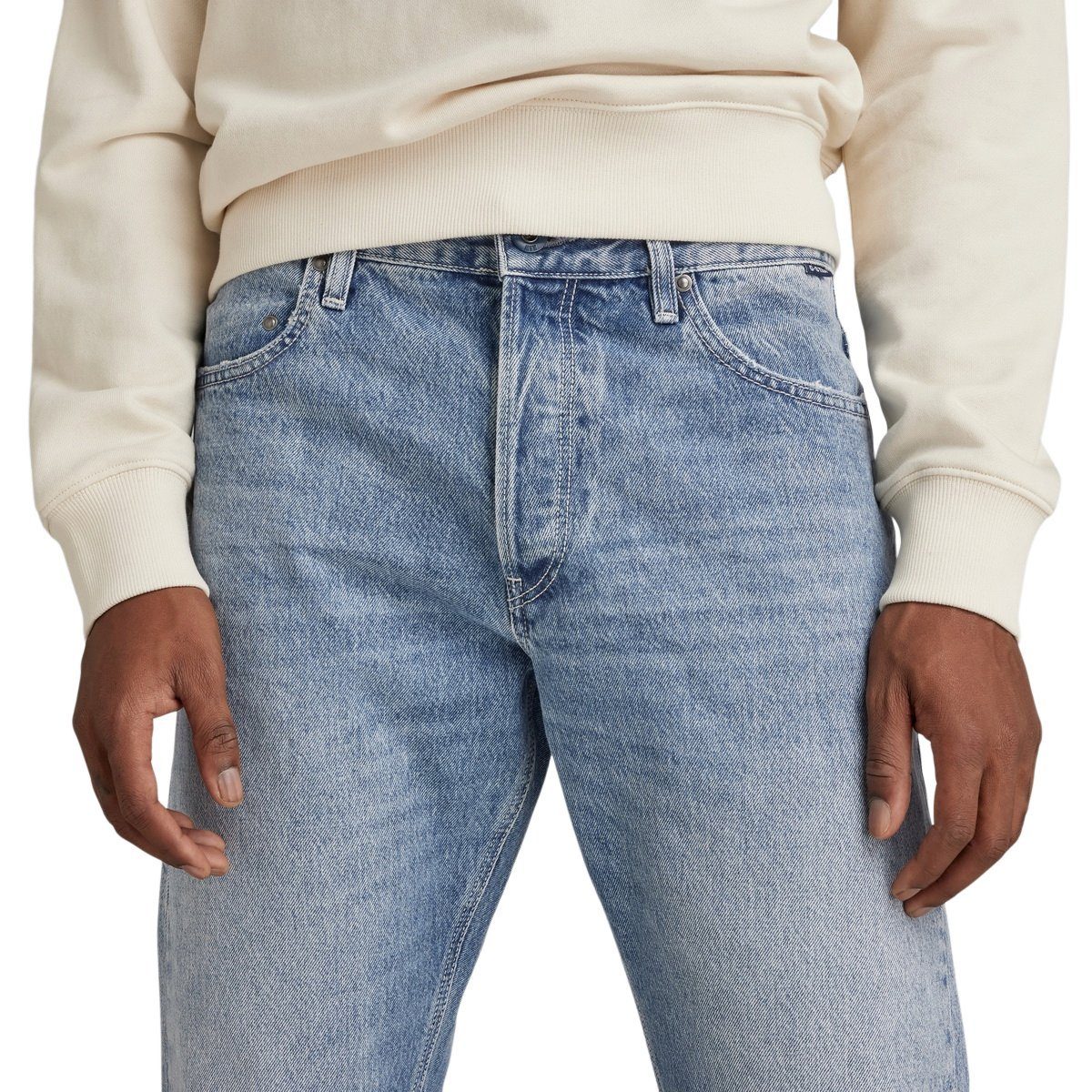 STRAIGHT G-Star Baumwolle RAW REGULAR aus TRIPLE A Straight-Jeans