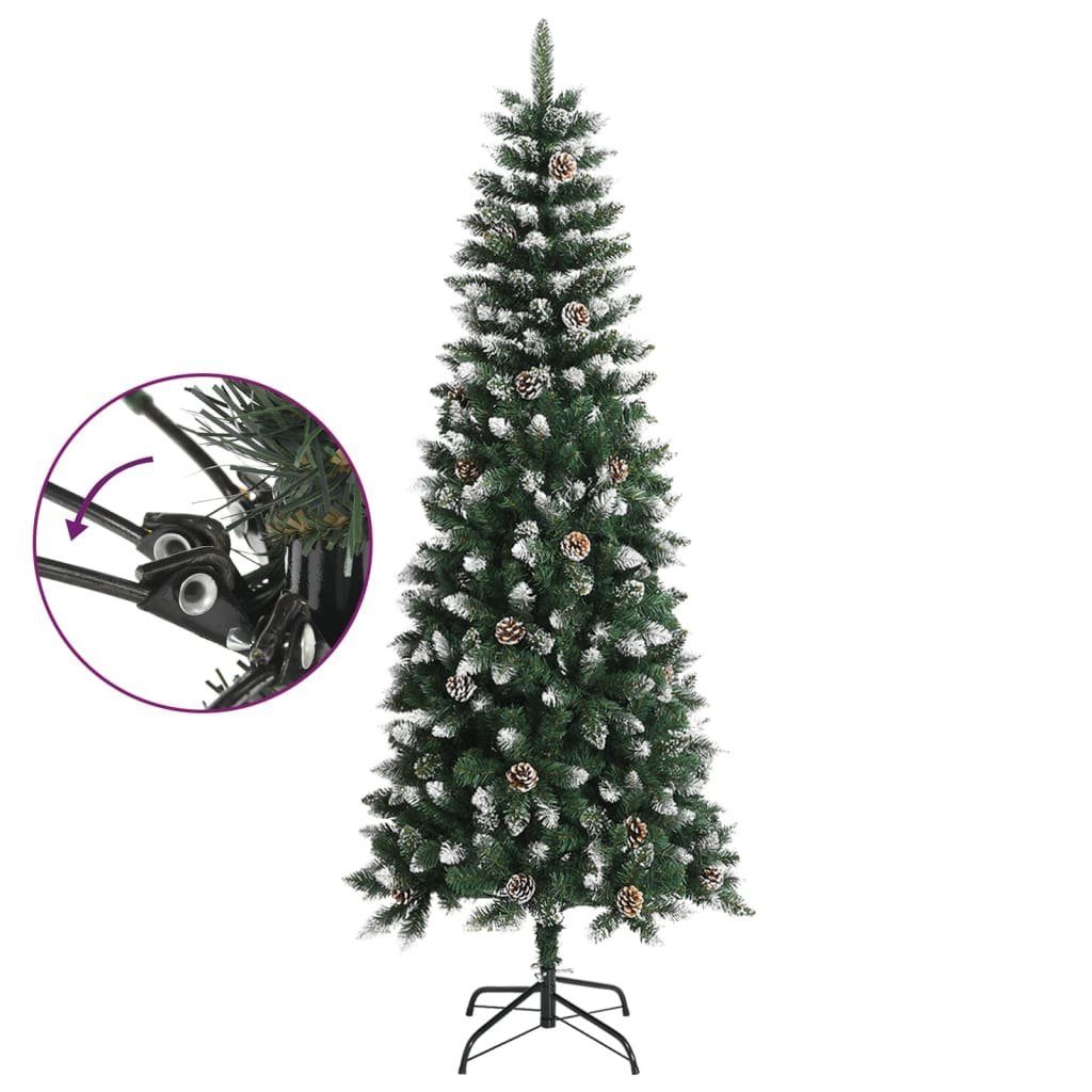 PVC 210 cm mit Weihnachtsbaum furnicato Künstlicher Ständer Grün