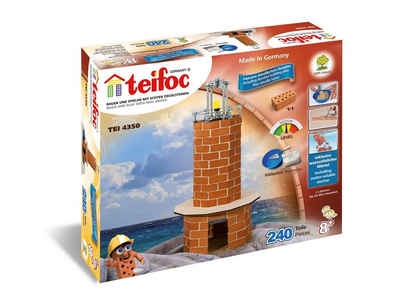 teifoc Konstruktions-Spielset »Eitech Teifoc Steinbaukasten Leuchtturm TEI4350«
